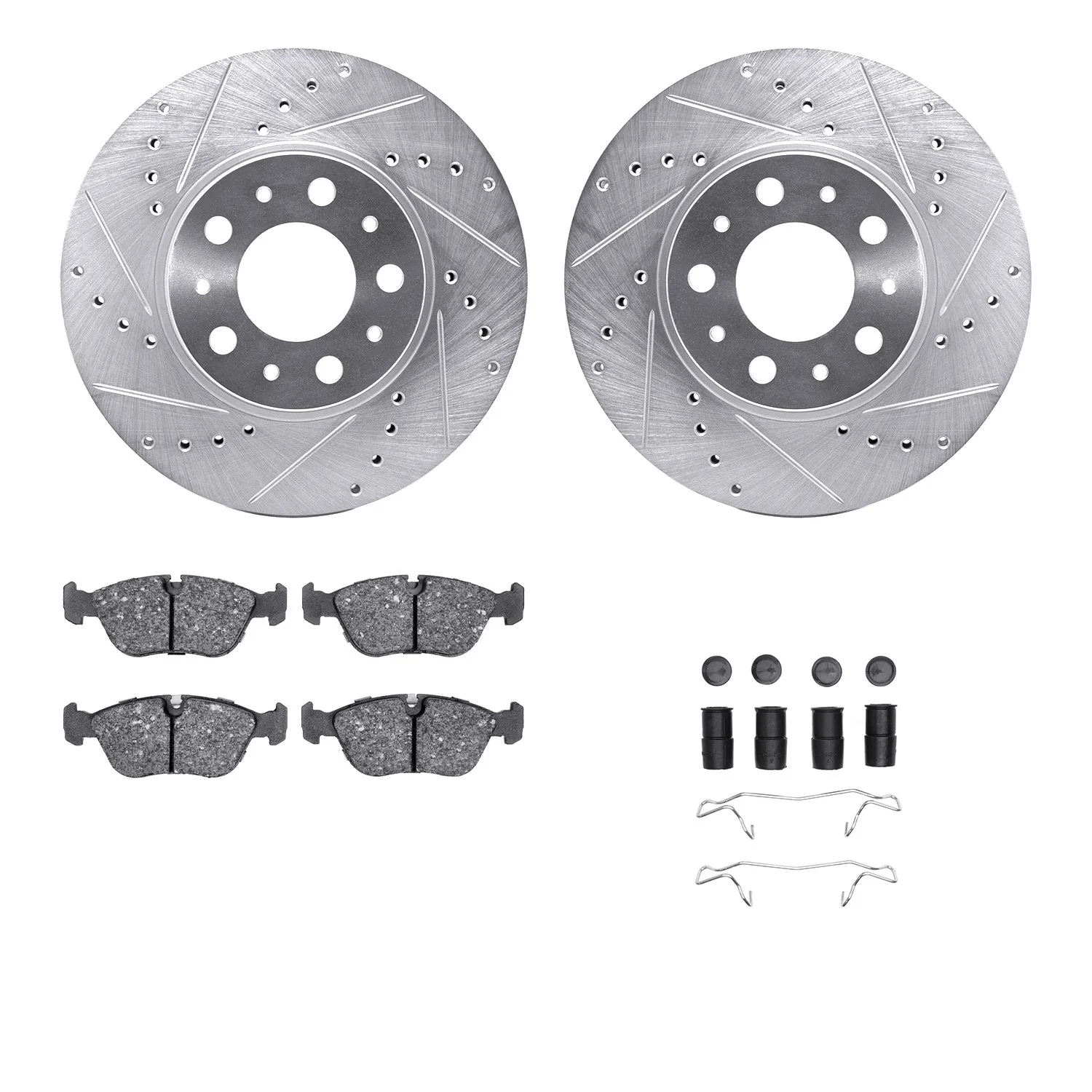 Dynamite Friction 7512-27022 Disc Brake Kit - Front