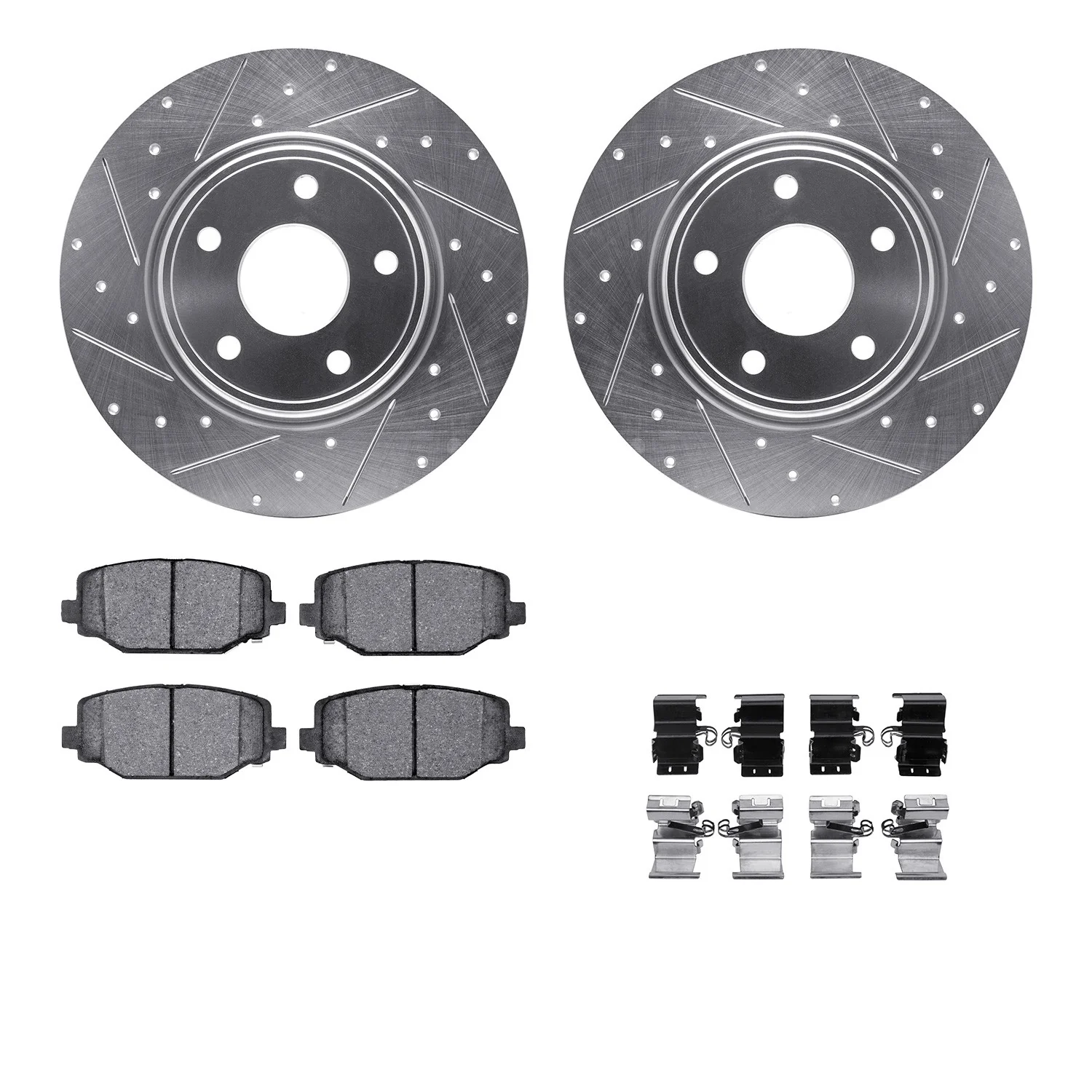 Dynamite Friction 7512-40094 Disc Brake Kit - Rear