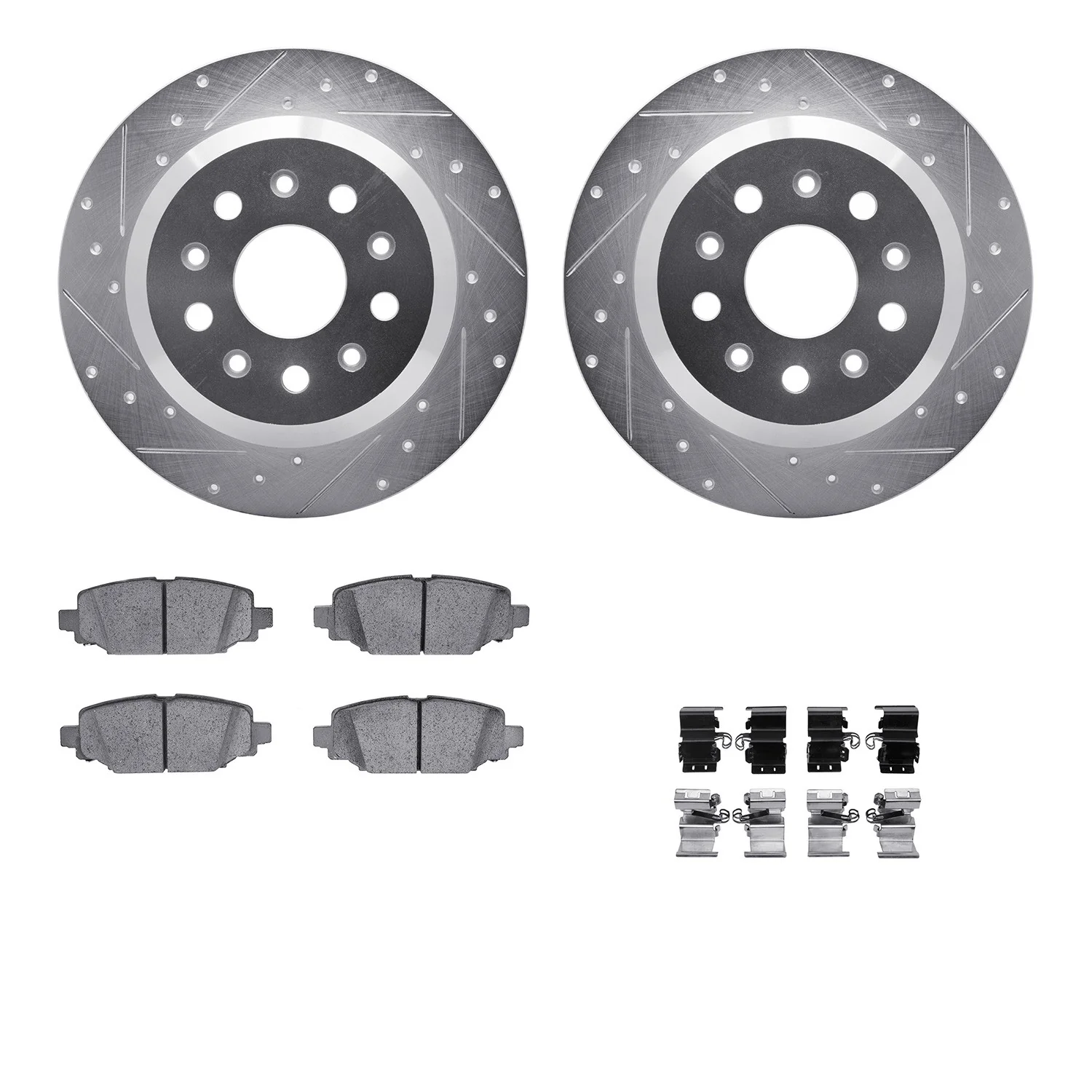Dynamite Friction 7512-42063 Disc Brake Kit - Rear