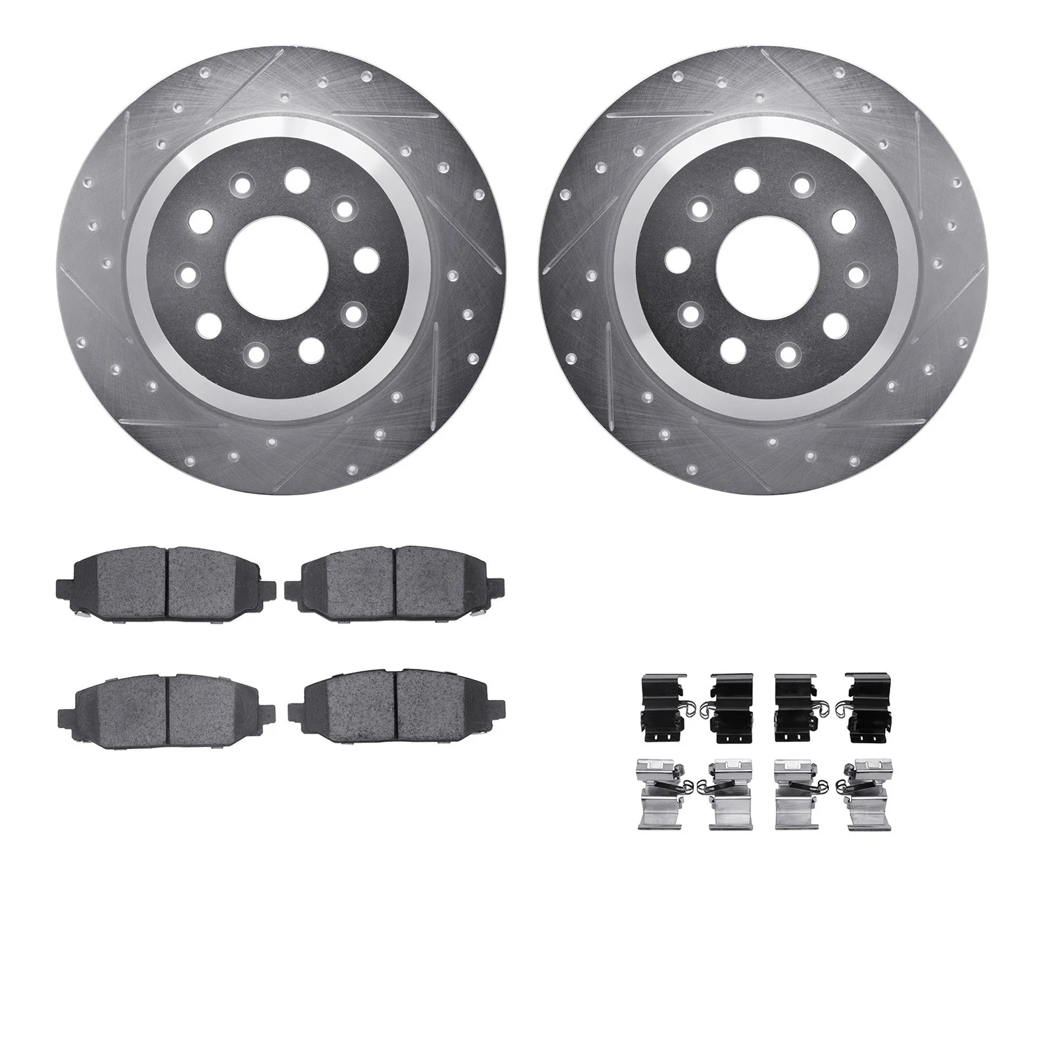 Dynamite Friction 7512-42064 Disc Brake Kit - Rear