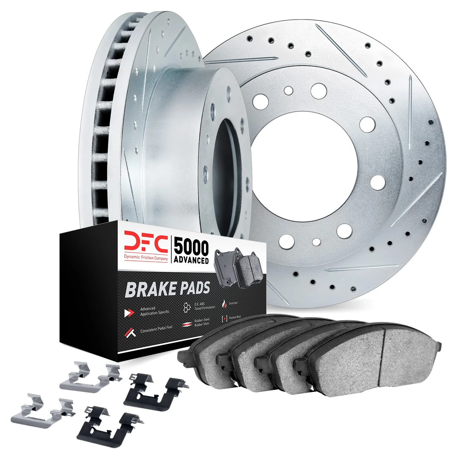 Dynamite Friction 7512-48055 Disc Brake Kit - Rear