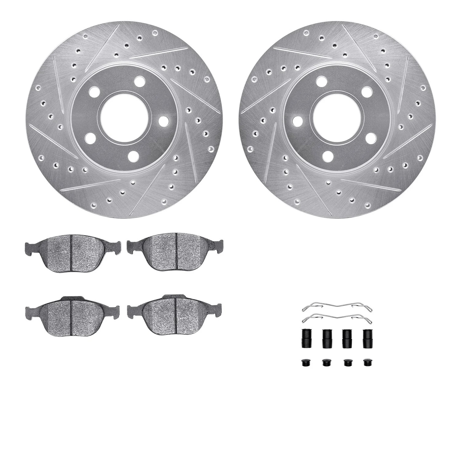 Dynamite Friction 7512-54154 Disc Brake Kit - Front