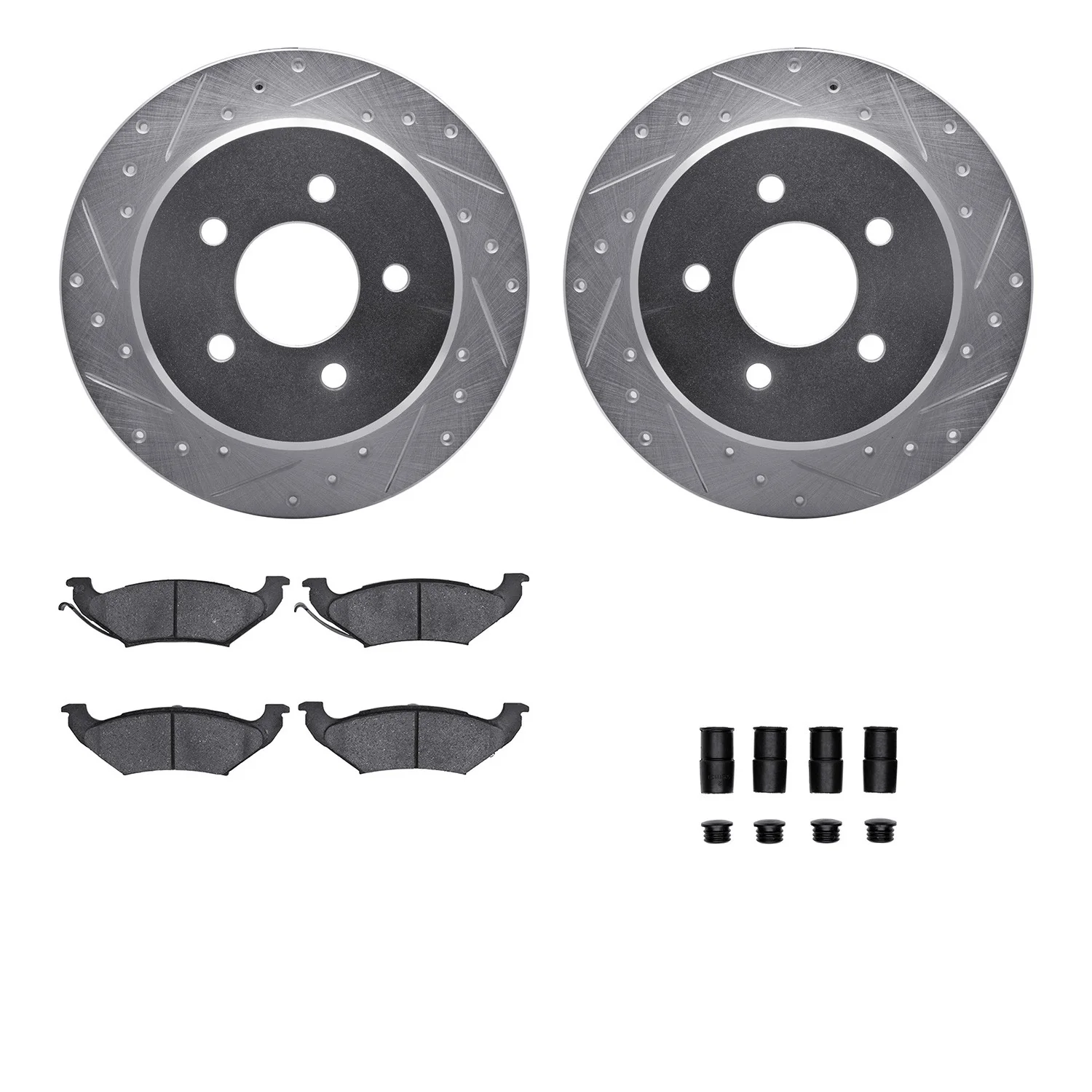 Dynamite Friction 7512-56046 Disc Brake Kit - Rear