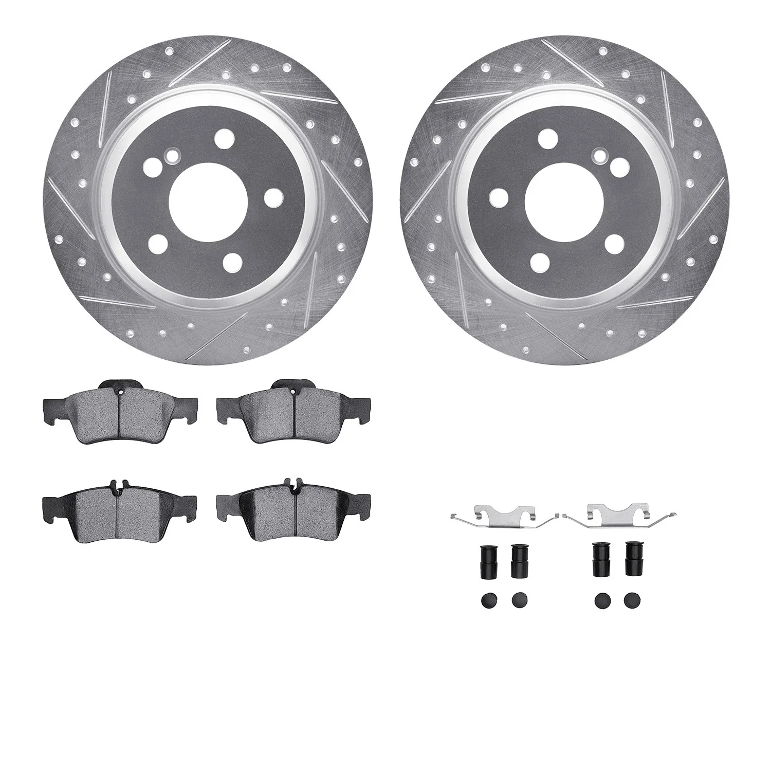Dynamite Friction 7512-63054 Disc Brake Kit - Rear