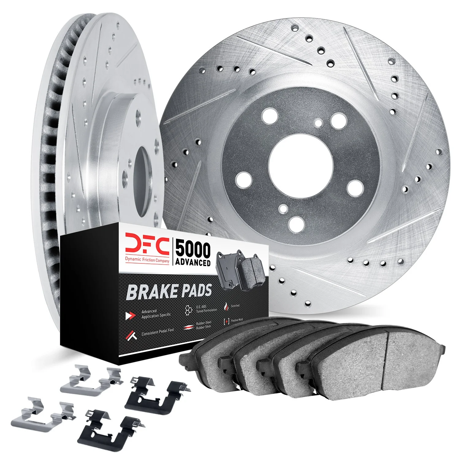 Dynamite Friction 7512-68016 Disc Brake Kit - Rear