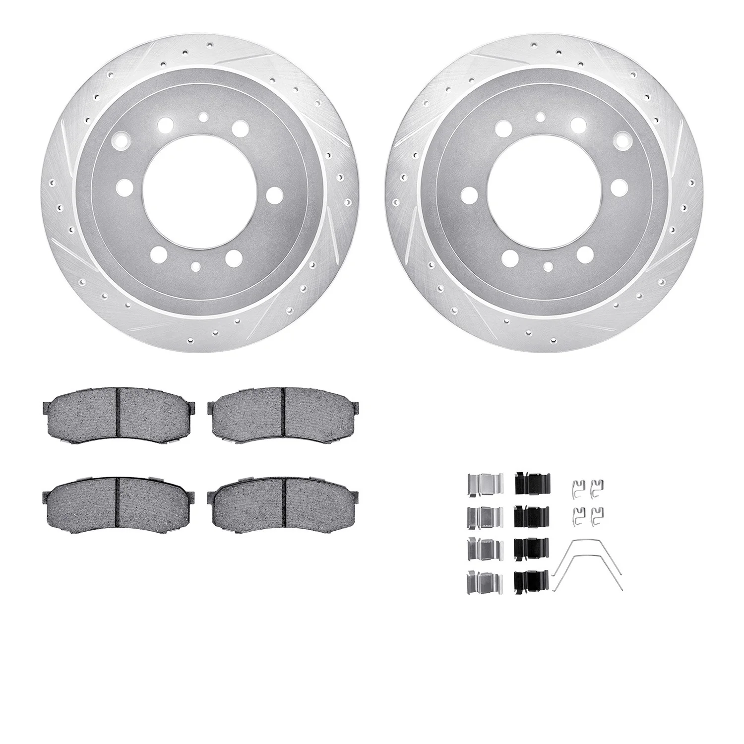 Dynamite Friction 7512-76098 Disc Brake Kit - Rear
