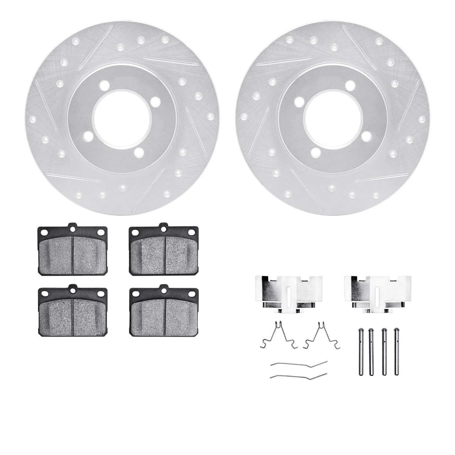 Dynamite Friction 7512-76126 Disc Brake Kit - Front