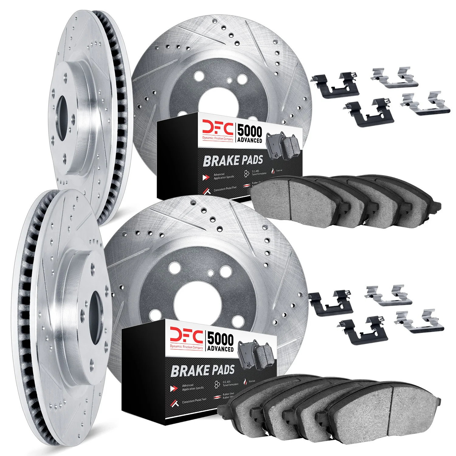 Dynamite Friction 7514-31010 Disc Brake Kit - Front and Rear