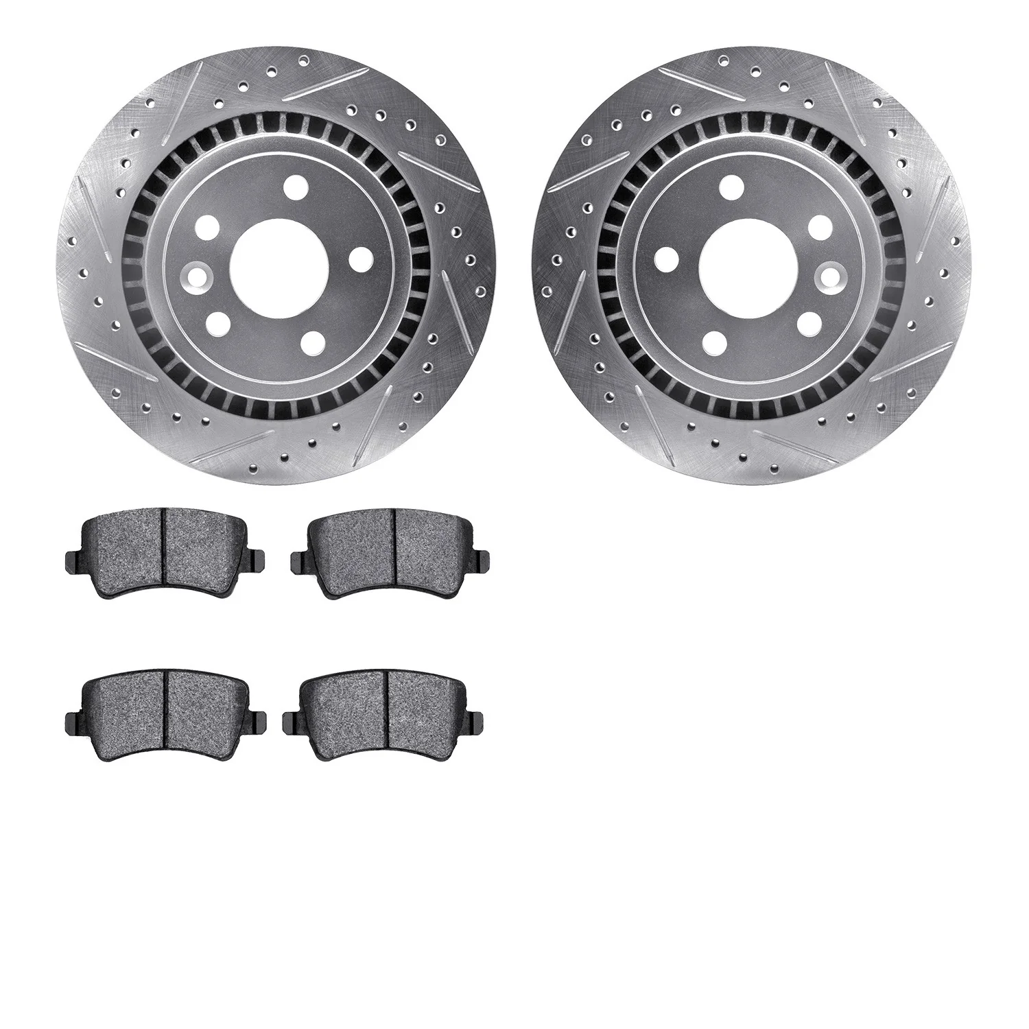Dynamite Friction 7602-27044 Disc Brake Kit - Rear