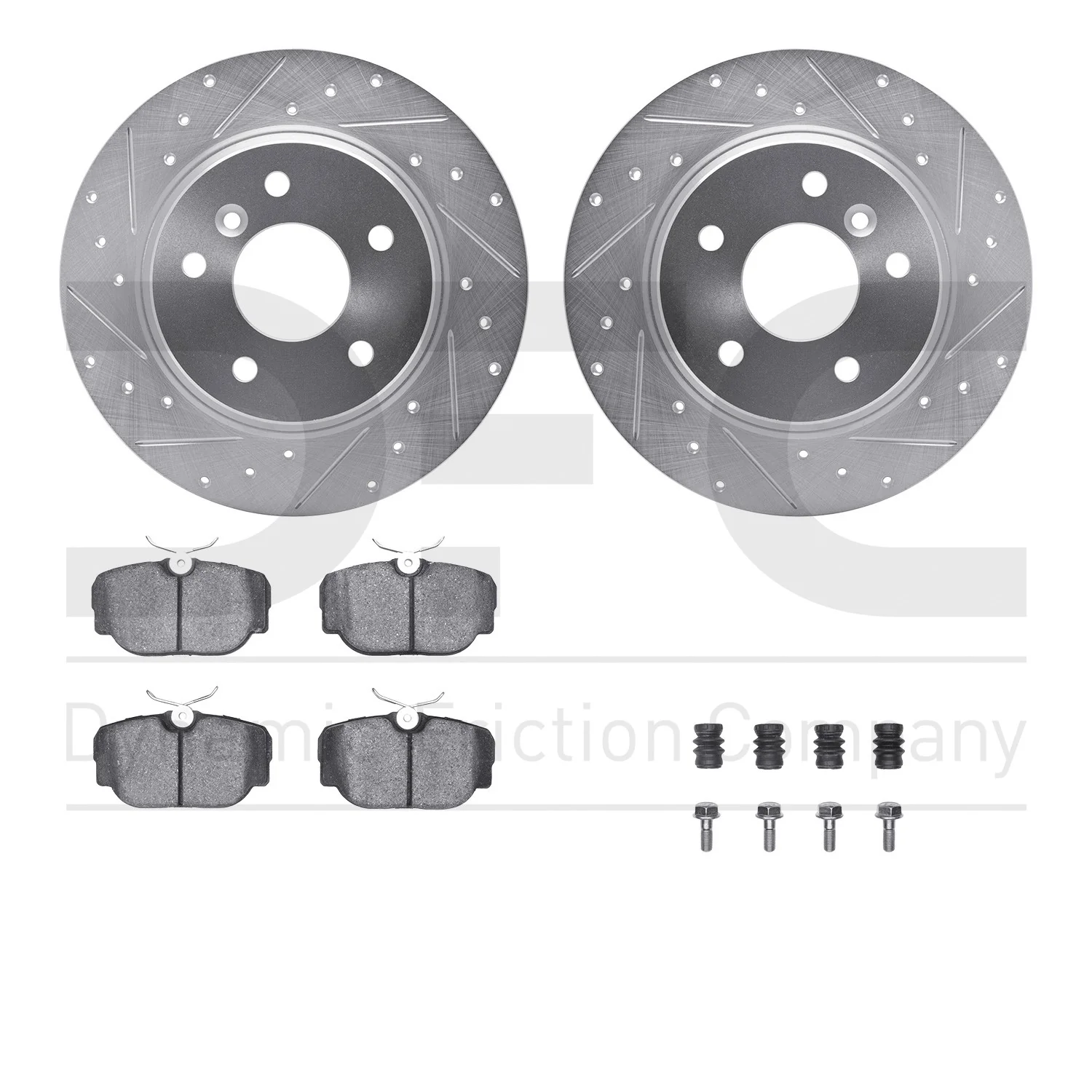 Dynamite Friction 7612-11001 Disc Brake Kit - Rear