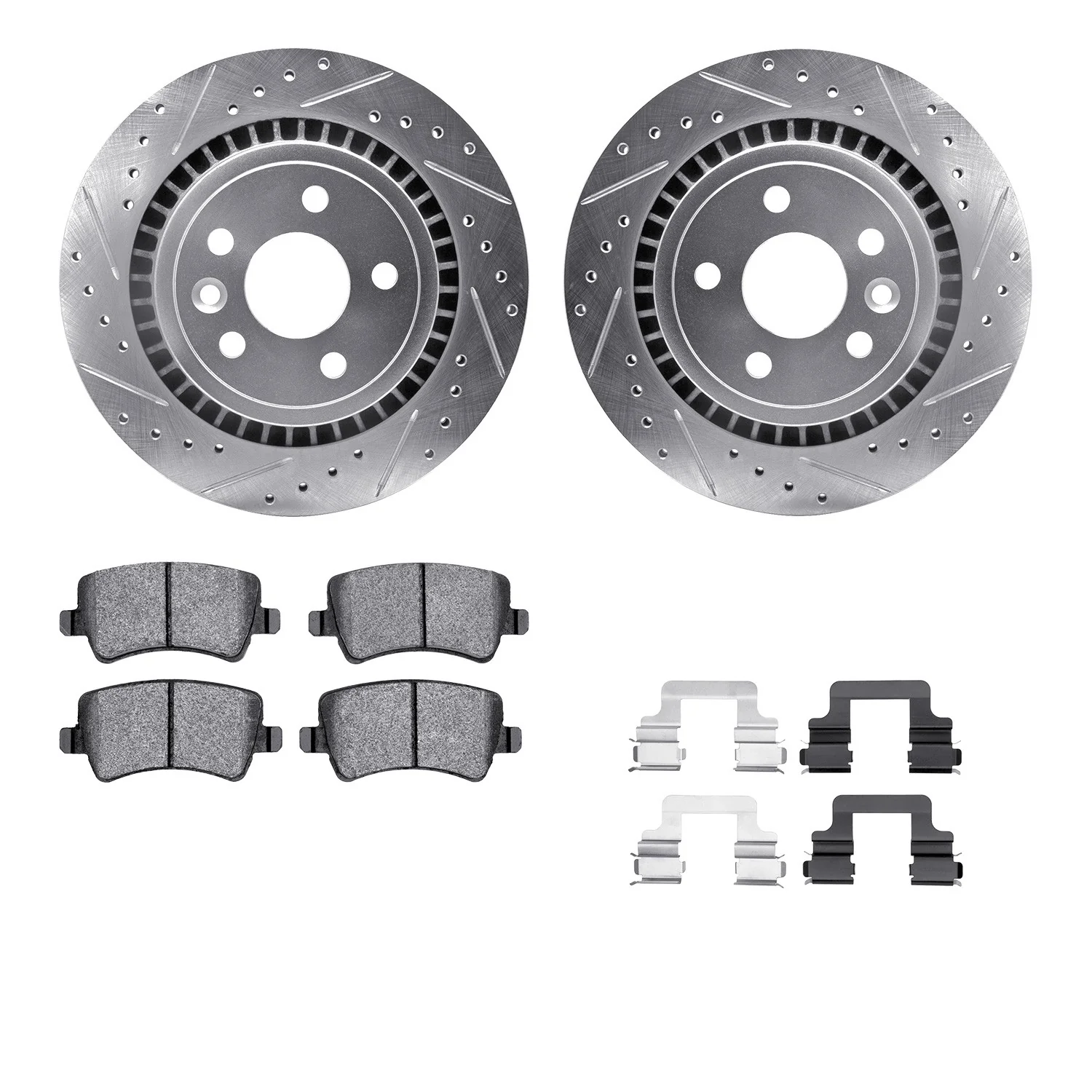 Dynamite Friction 7612-27048 Disc Brake Kit - Rear