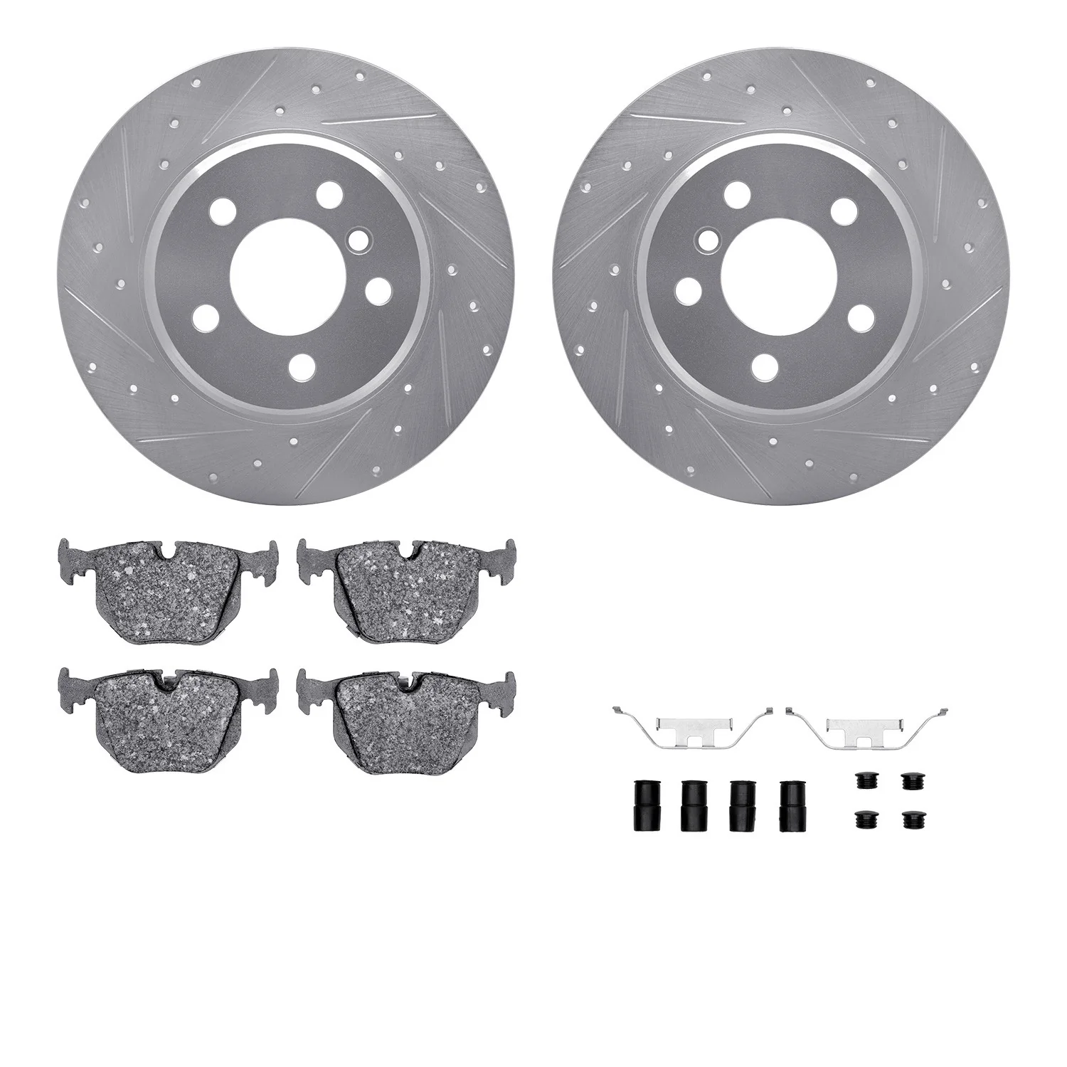 Dynamite Friction 7612-31106 Disc Brake Kit - Rear