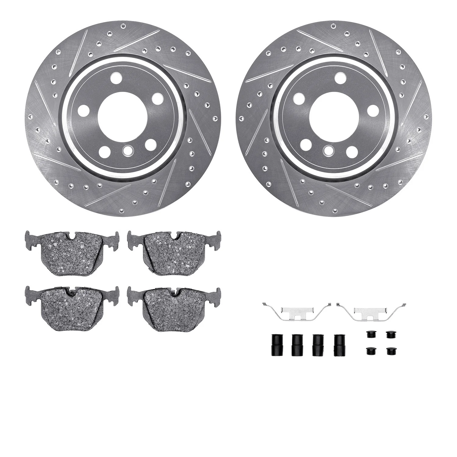Dynamite Friction 7612-31107 Disc Brake Kit - Rear