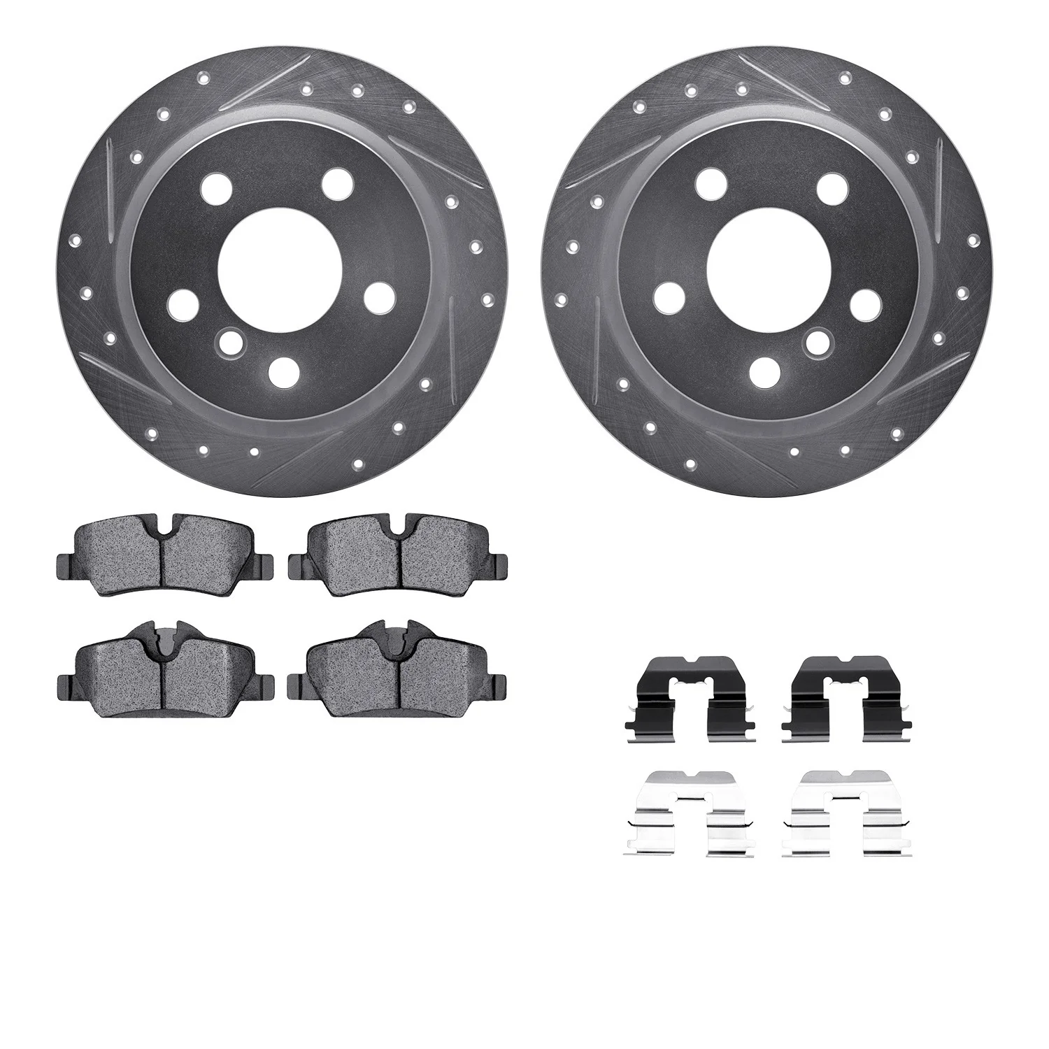 Dynamite Friction 7612-32012 Disc Brake Kit - Rear