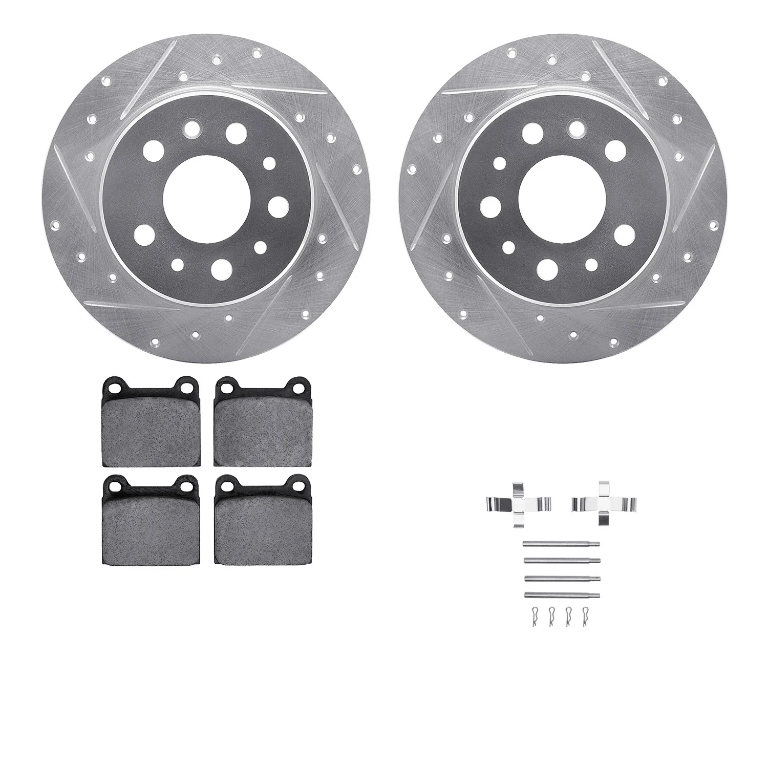 Dynamite Friction 7612-63007 Disc Brake Kit - Rear