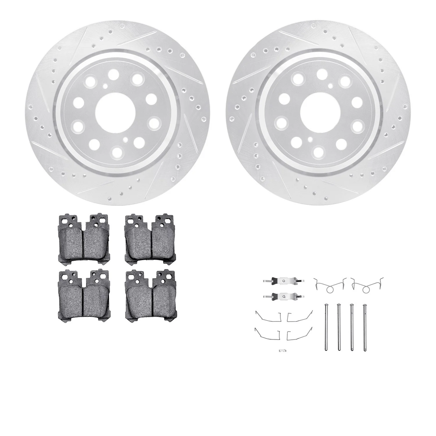 Dynamite Friction 7612-75002 Disc Brake Kit - Rear