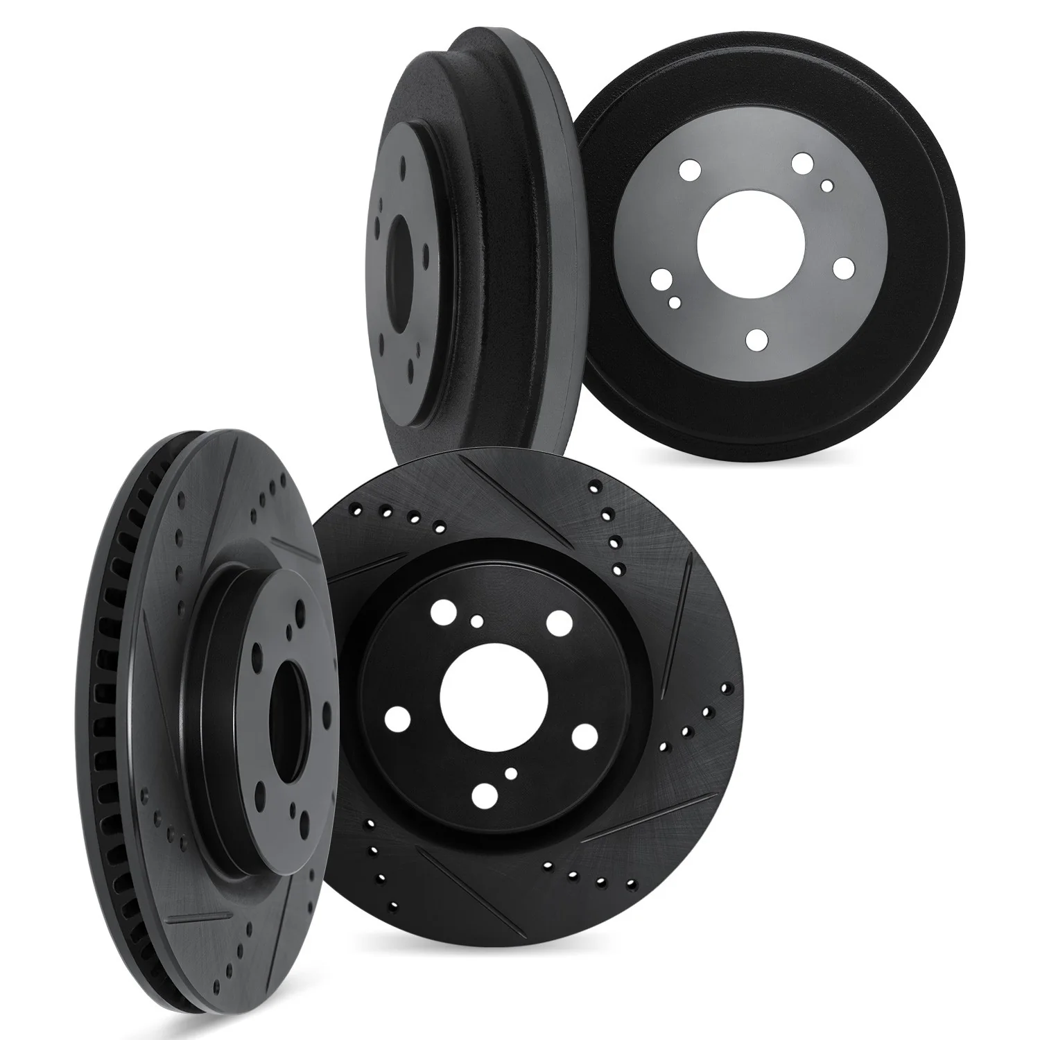 Dynamite Friction 8004-47067 Disc Brake Kit - Front and Rear