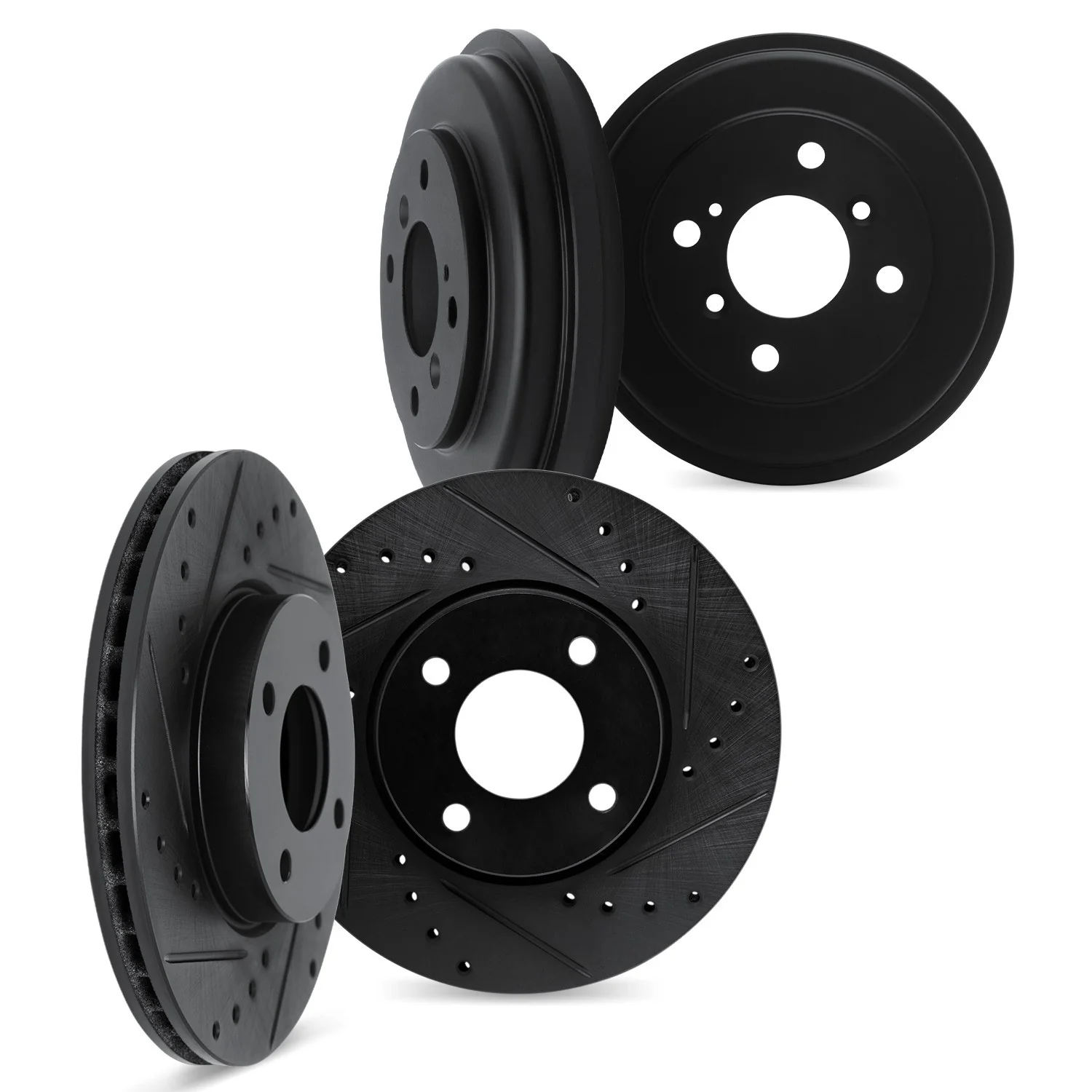 Dynamite Friction 8004-72022 Disc Brake Kit - Front and Rear