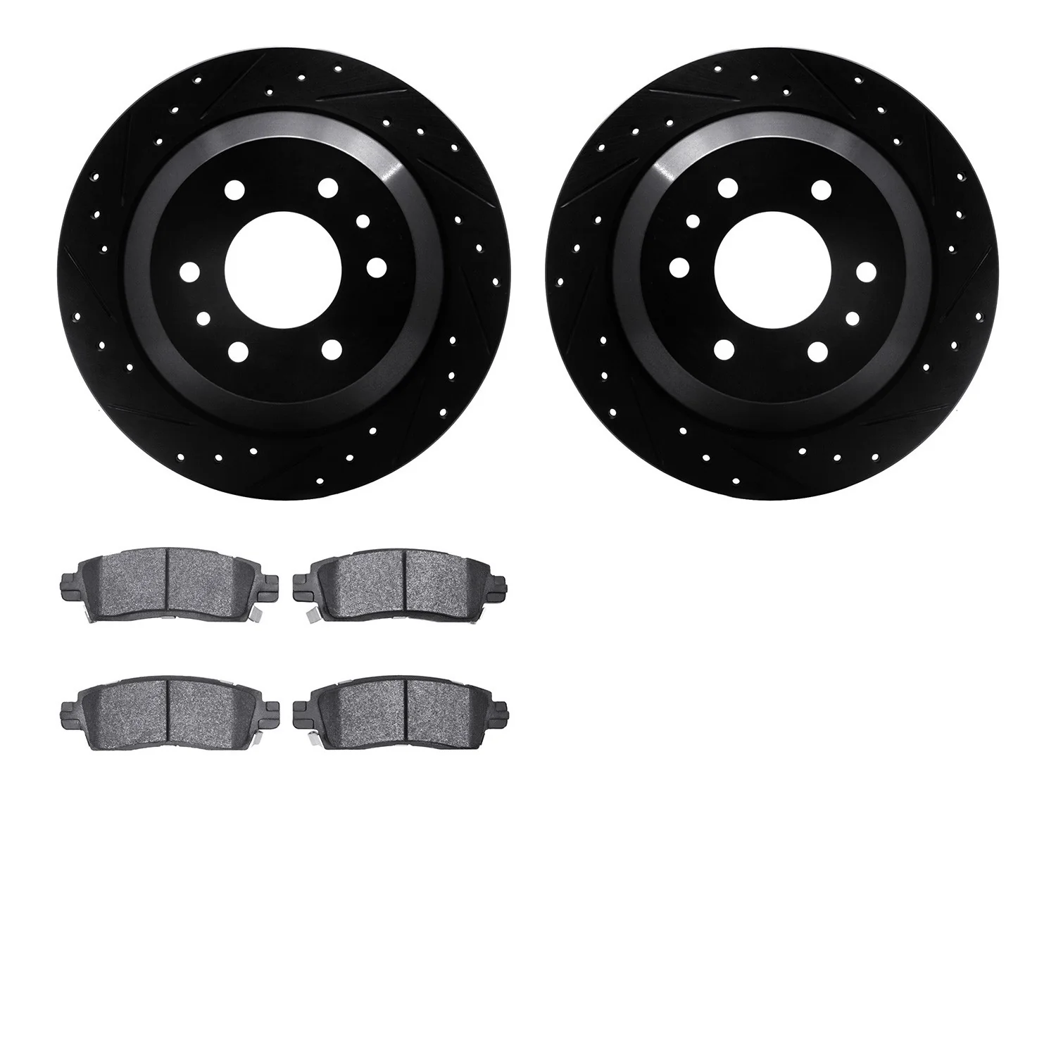 Dynamite Friction 8202-48066 Disc Brake Kit - Rear