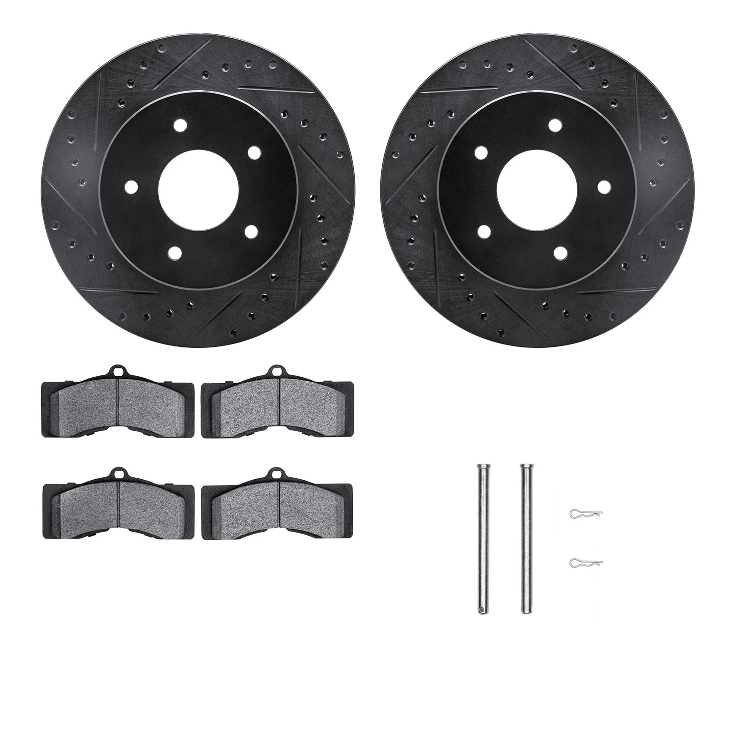 Dynamite Friction 8212-47034 Disc Brake Kit - Front