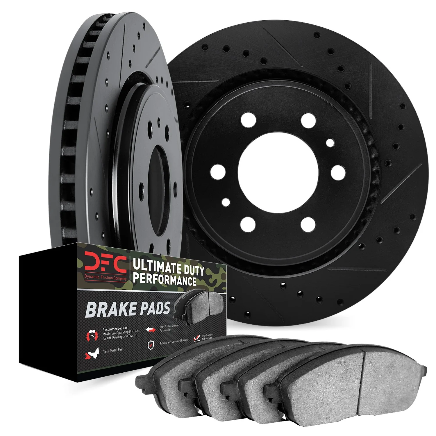Dynamite Friction 8402-40027 Disc Brake Kit - Rear