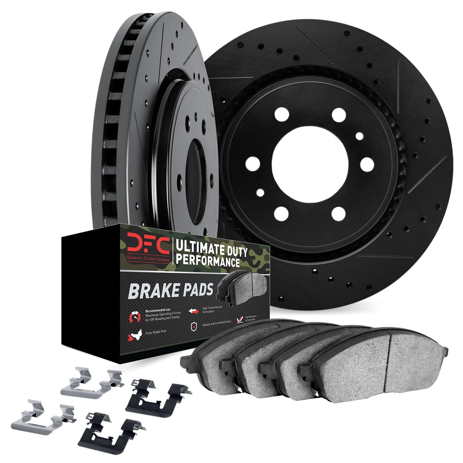 Dynamite Friction 8412-40026 Disc Brake Kit - Rear