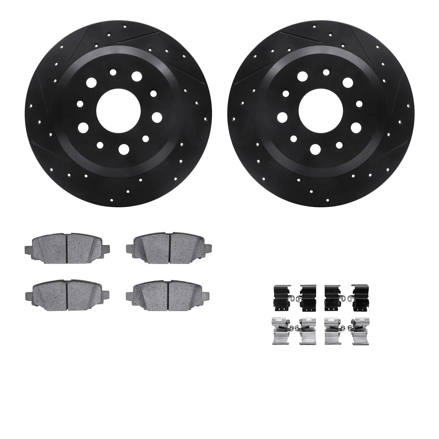Dynamite Friction 8412-42046 Disc Brake Kit - Rear
