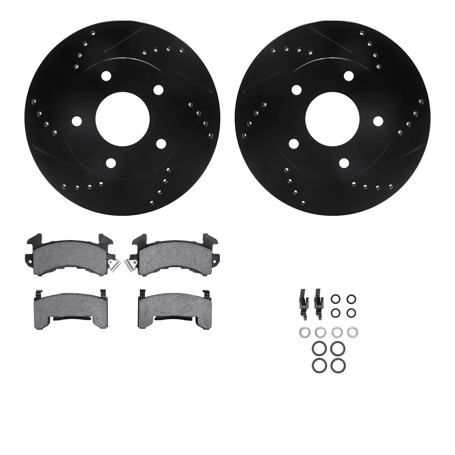 Dynamite Friction 8412-48002 Disc Brake Kit - Front