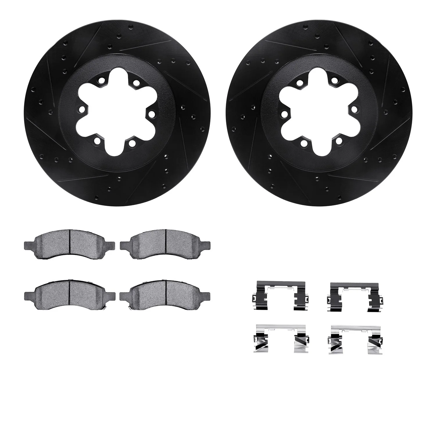 Dynamite Friction 8412-48042 Disc Brake Kit - Front
