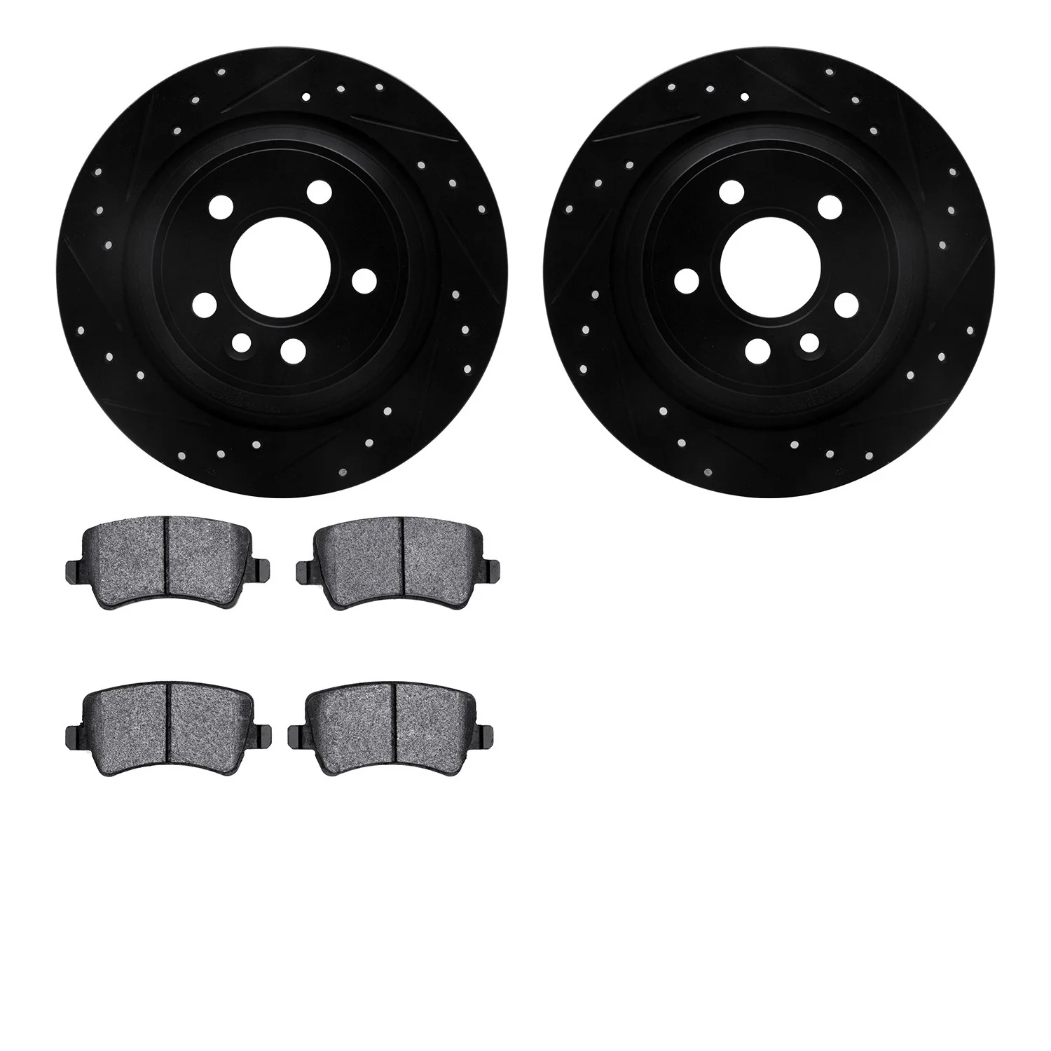 Dynamite Friction 8502-11026 Disc Brake Kit - Rear