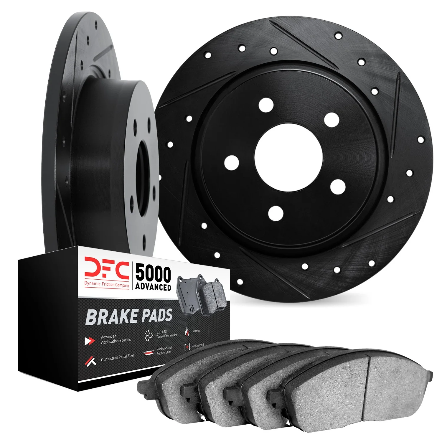Dynamite Friction 8502-21042 Disc Brake Kit - Rear