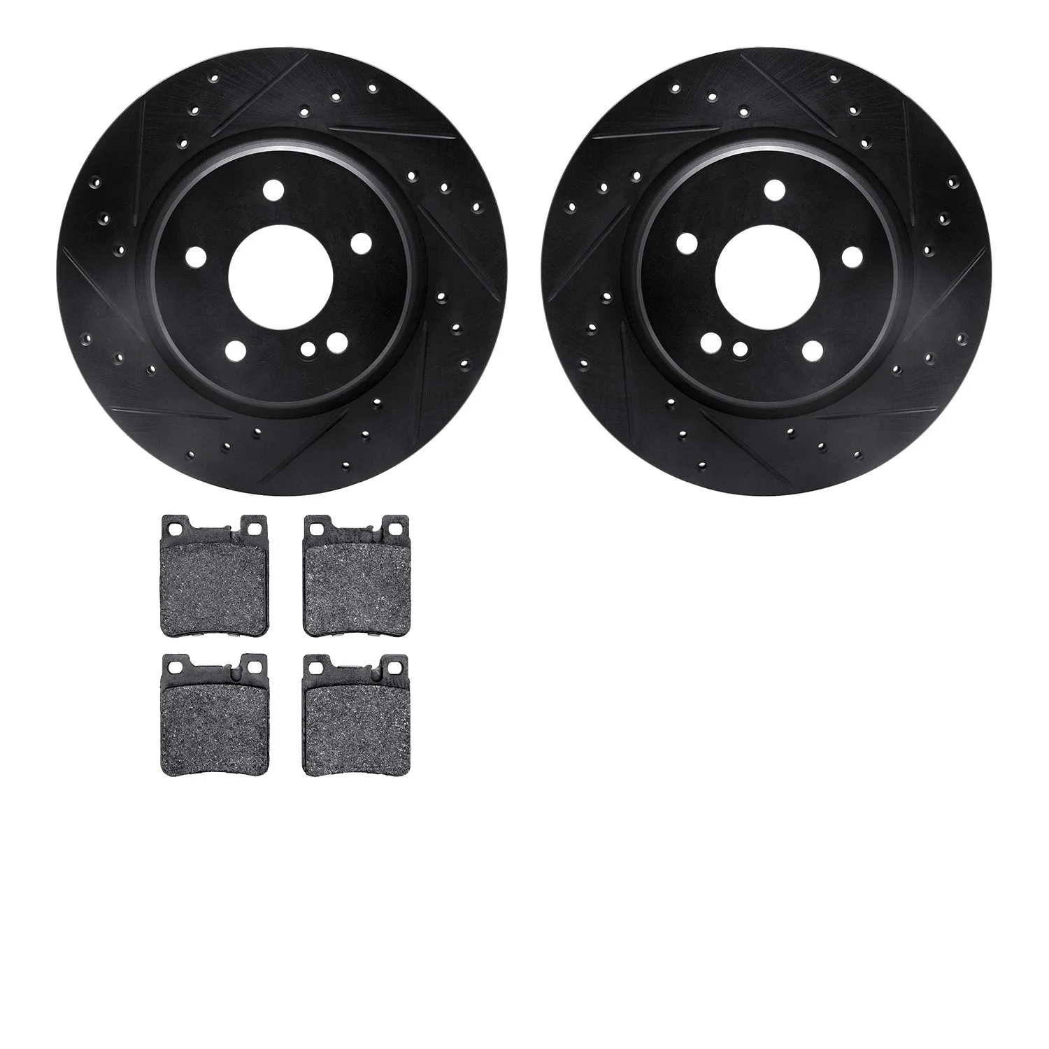 Dynamite Friction 8502-63039 Disc Brake Kit - Rear