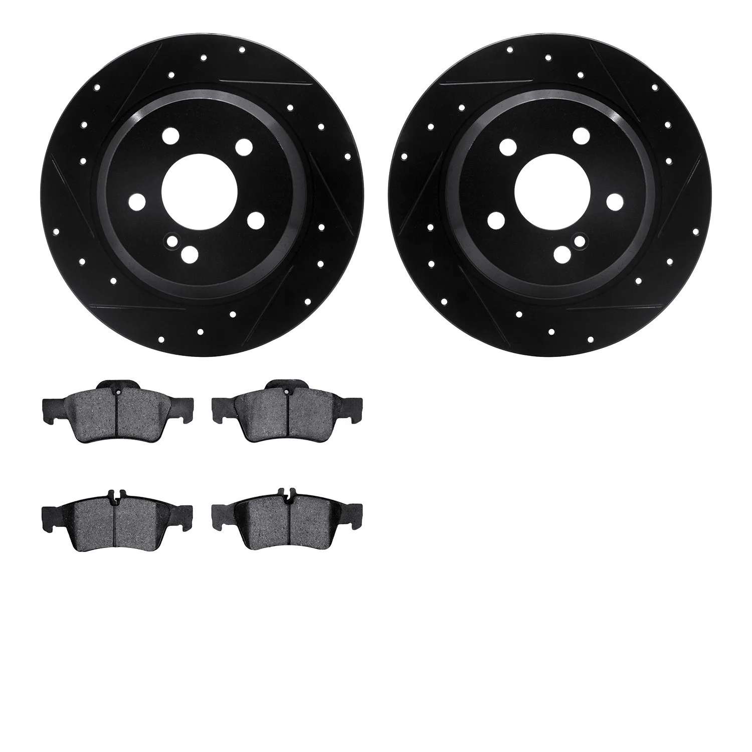 Dynamite Friction 8502-63043 Disc Brake Kit - Rear