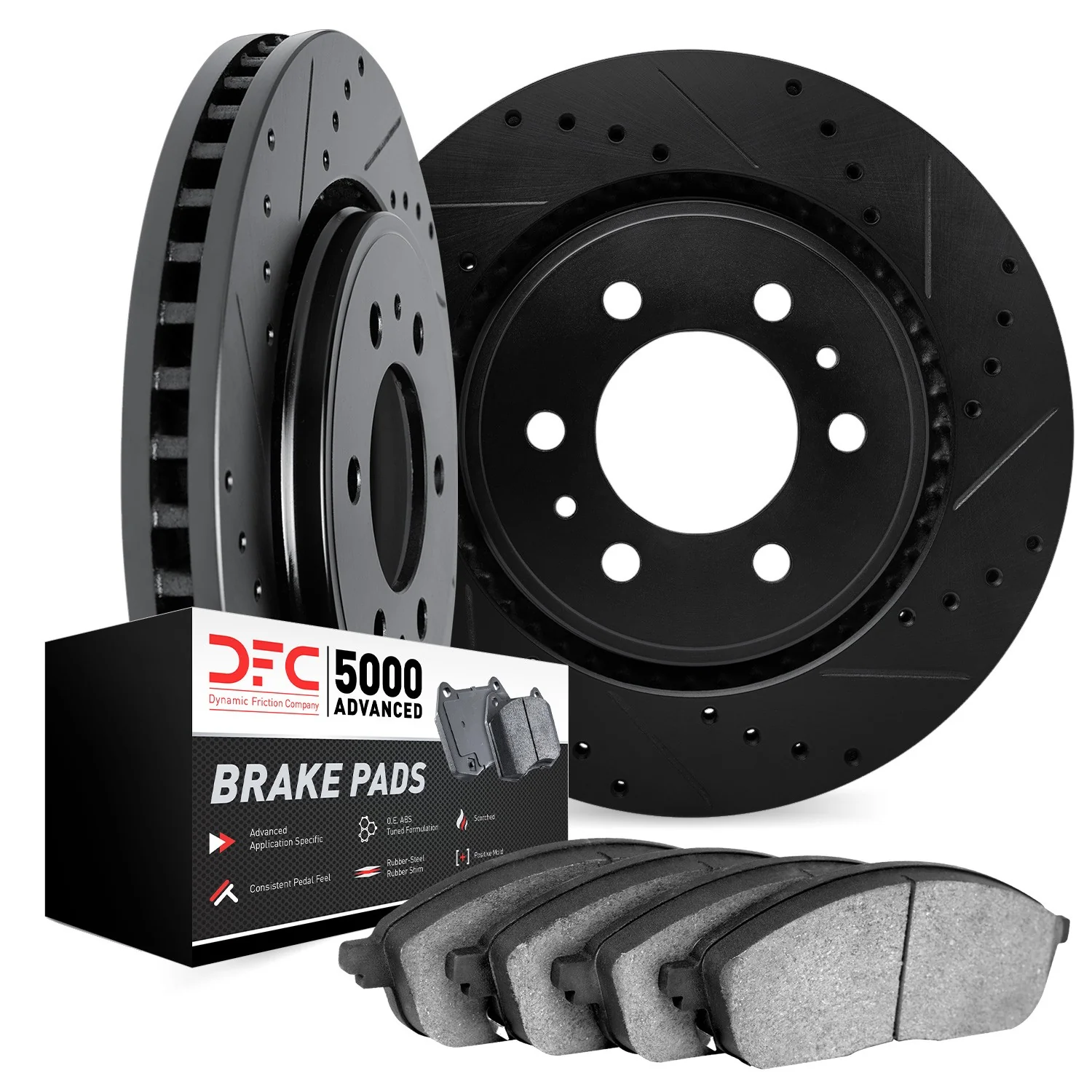 Dynamite Friction 8502-76114 Disc Brake Kit - Front