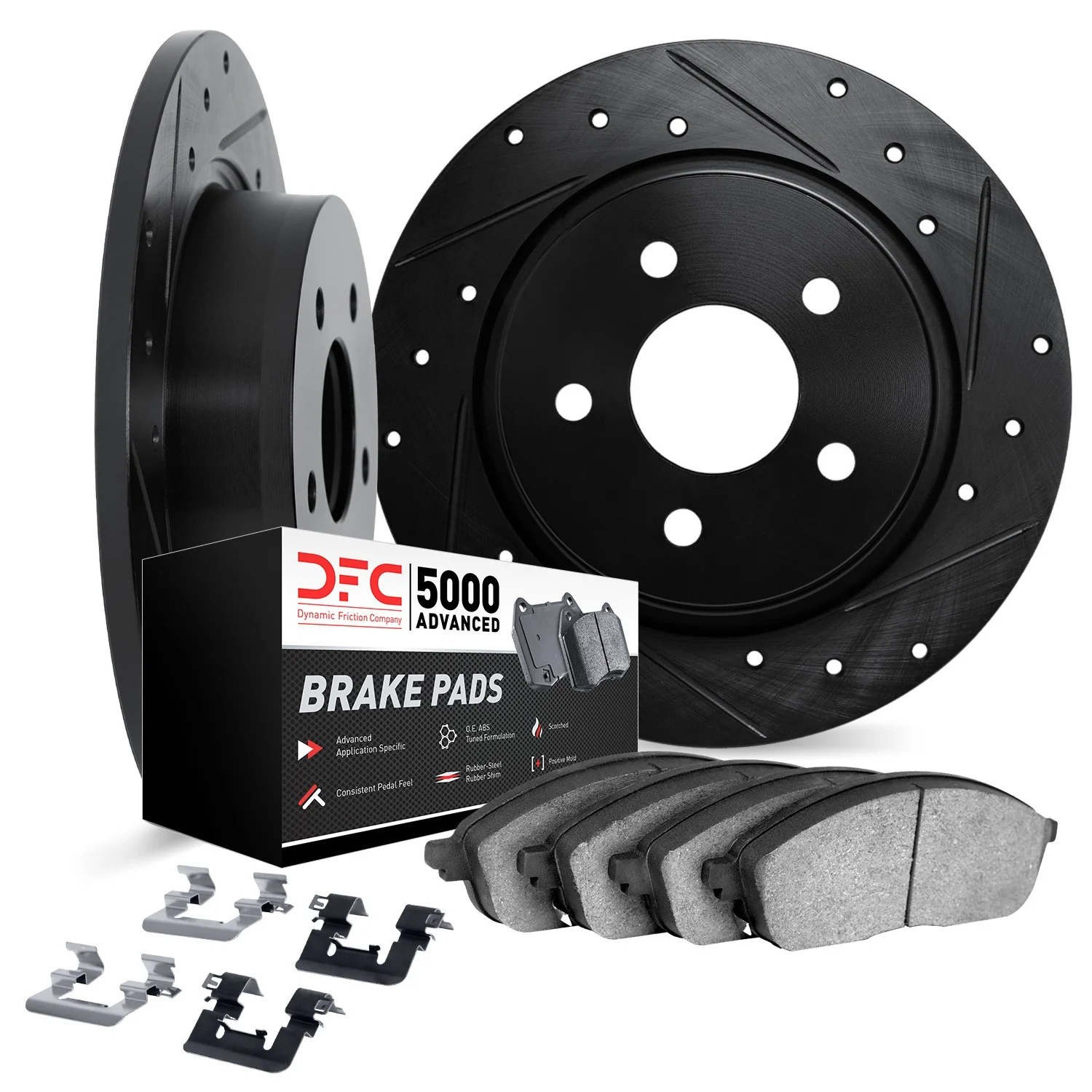 Dynamite Friction 8512-21042 Disc Brake Kit - Rear