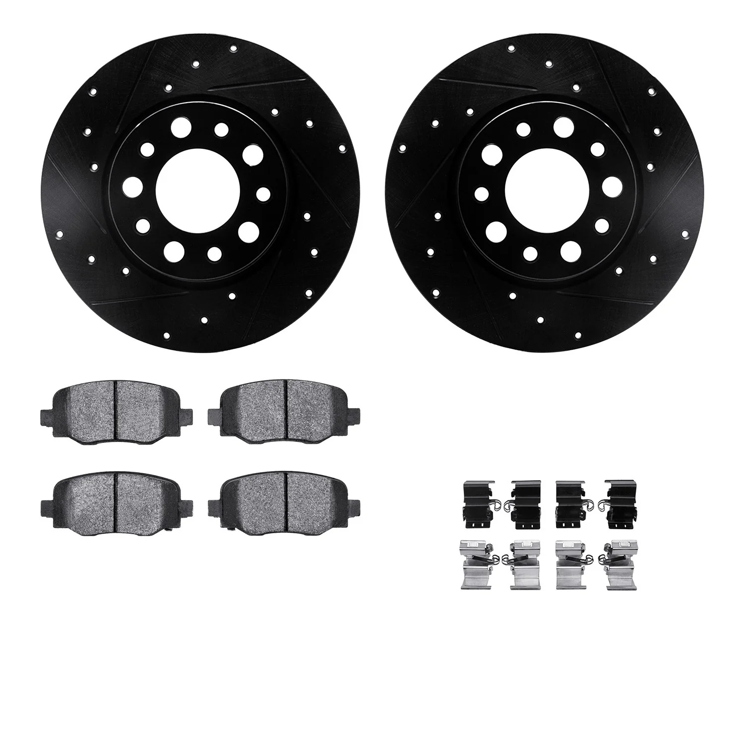 Dynamite Friction 8512-42046 Disc Brake Kit - Rear