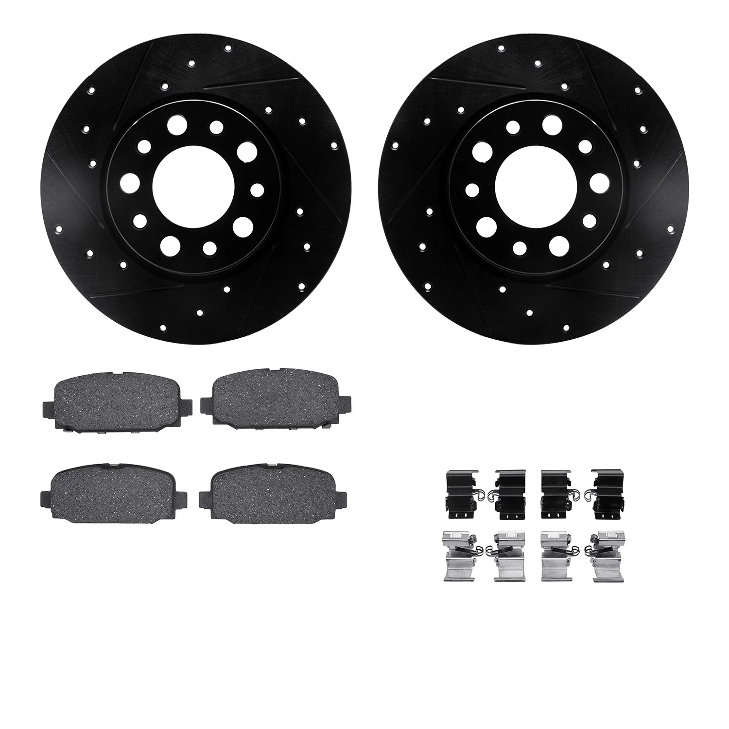 Dynamite Friction 8512-42052 Disc Brake Kit - Rear