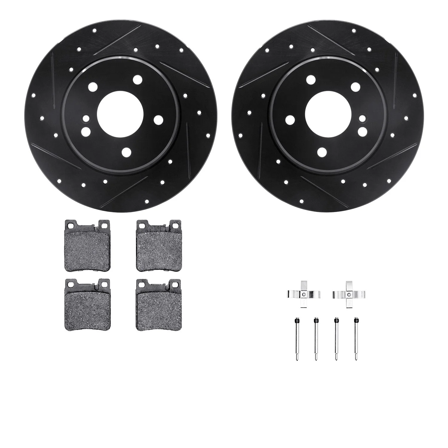 Dynamite Friction 8512-63040 Disc Brake Kit - Rear