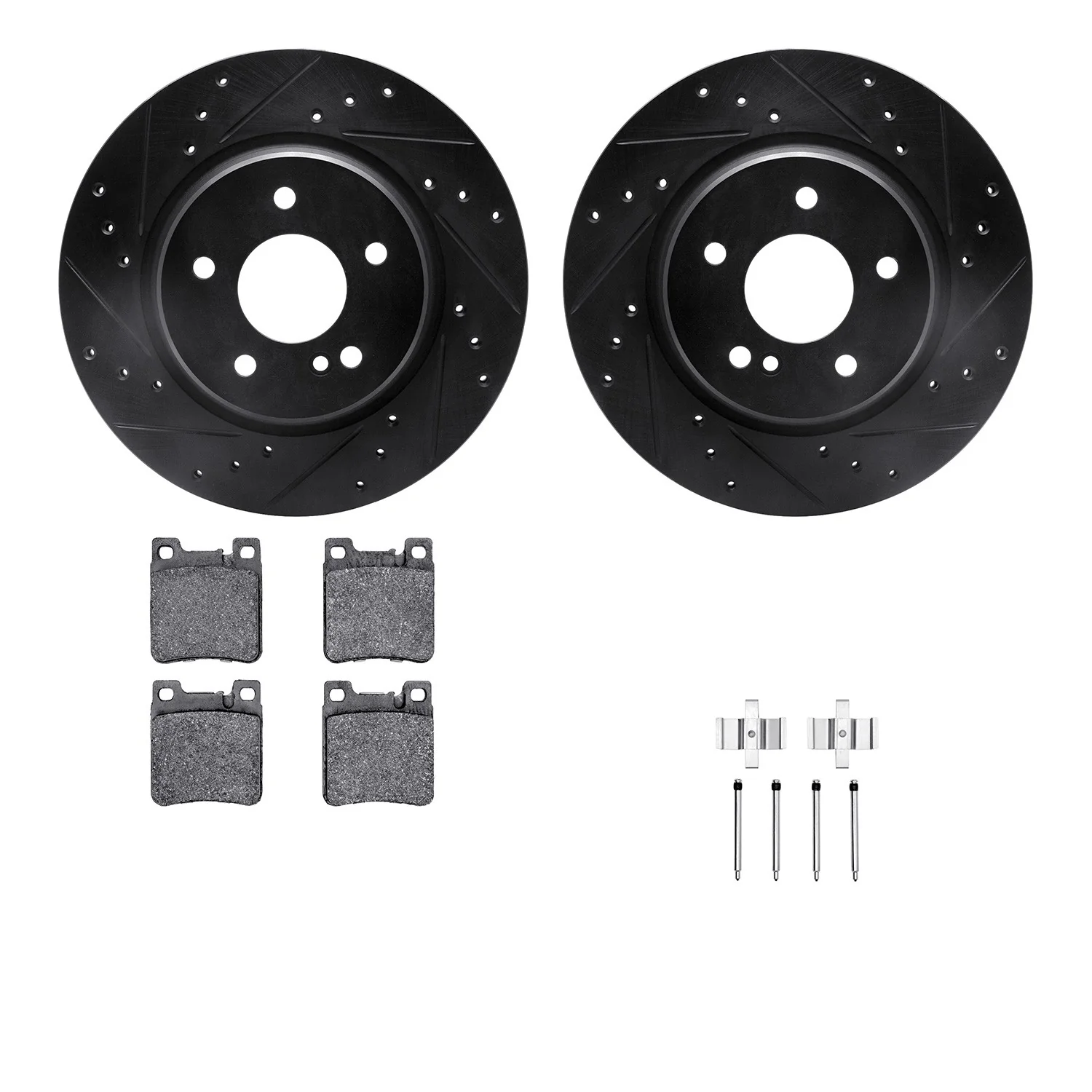 Dynamite Friction 8512-63046 Disc Brake Kit - Rear