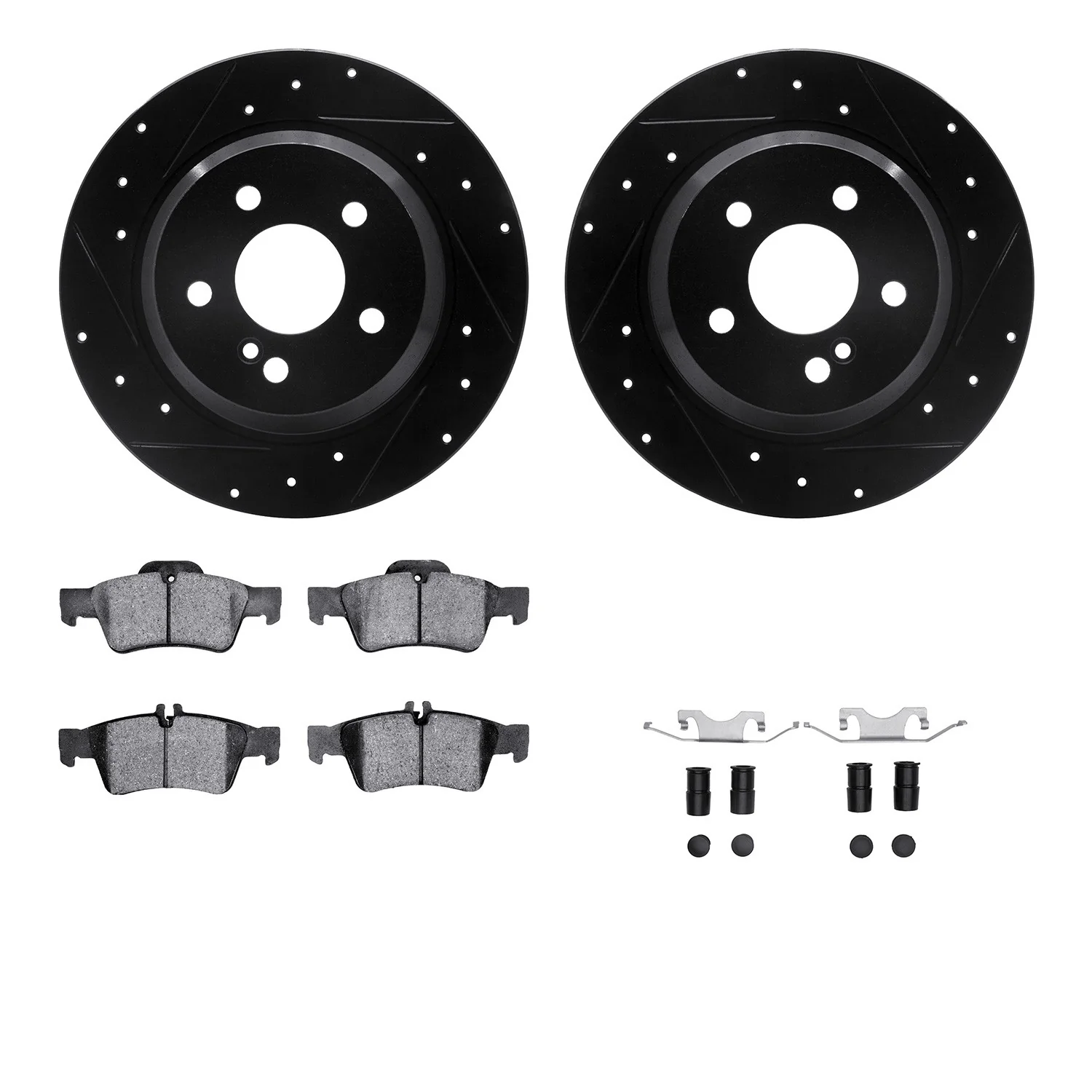 Dynamite Friction 8512-63050 Disc Brake Kit - Rear