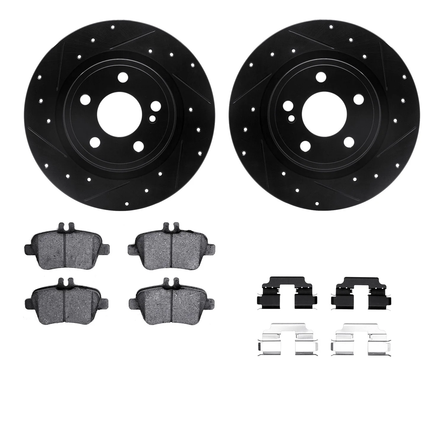 Dynamite Friction 8512-63065 Disc Brake Kit - Rear