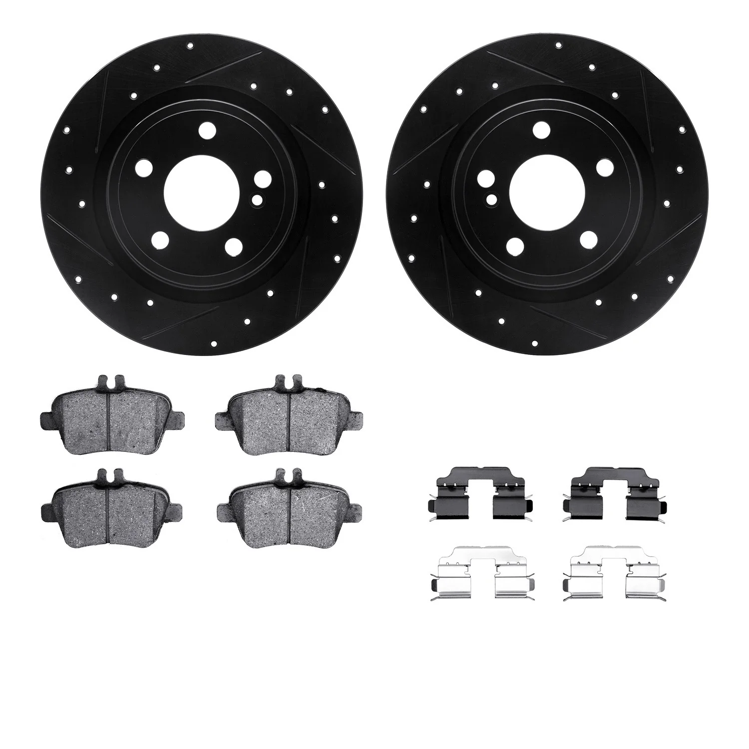 Dynamite Friction 8512-63066 Disc Brake Kit - Rear