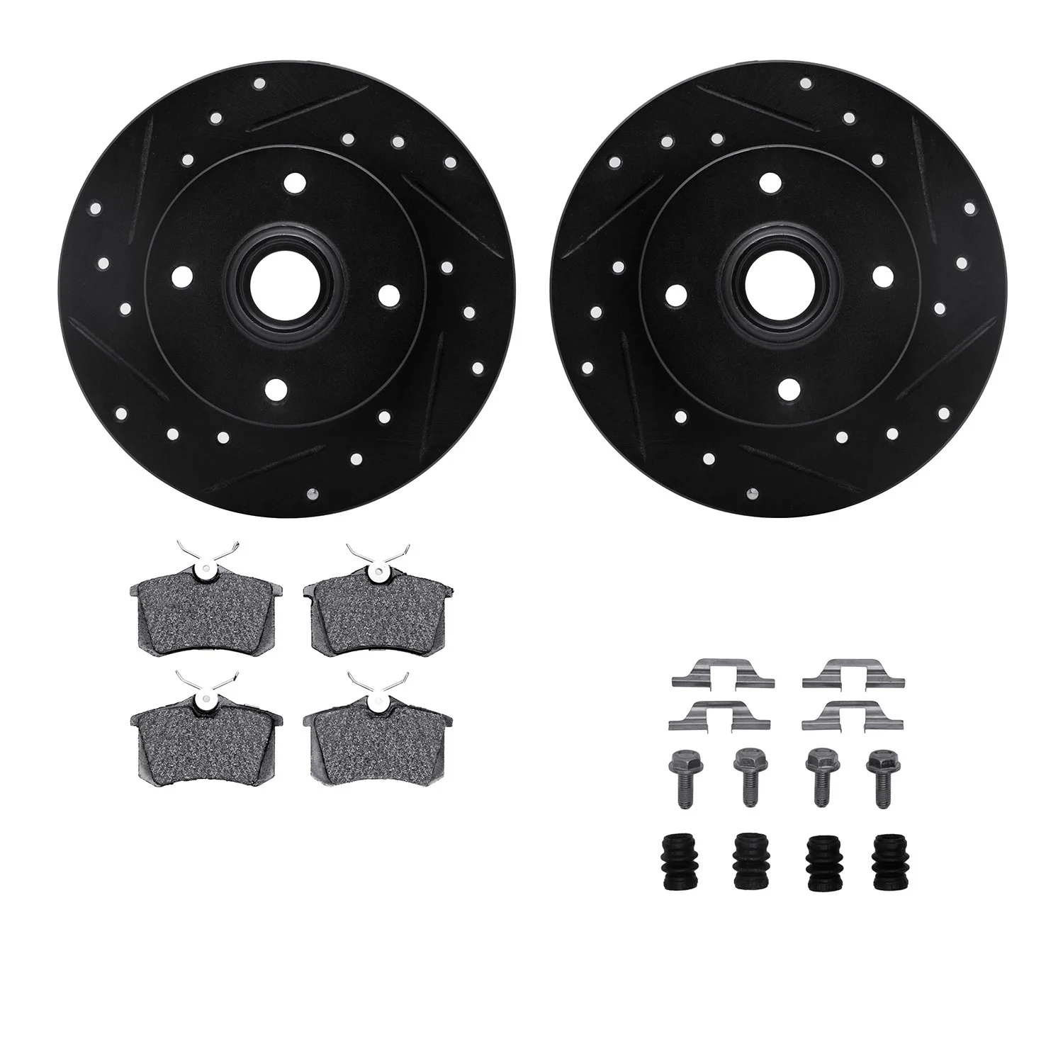 Dynamite Friction 8512-74004 Disc Brake Kit - Rear