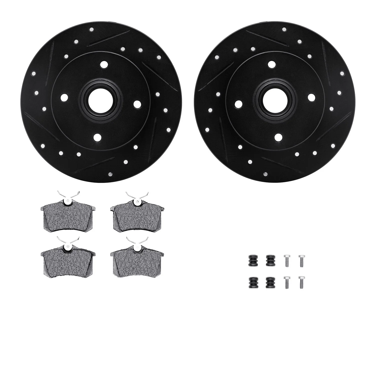 Dynamite Friction 8512-74005 Disc Brake Kit - Rear