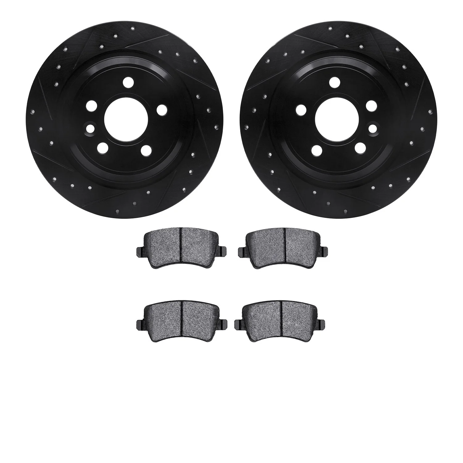 Dynamite Friction 8602-27036 Disc Brake Kit - Rear