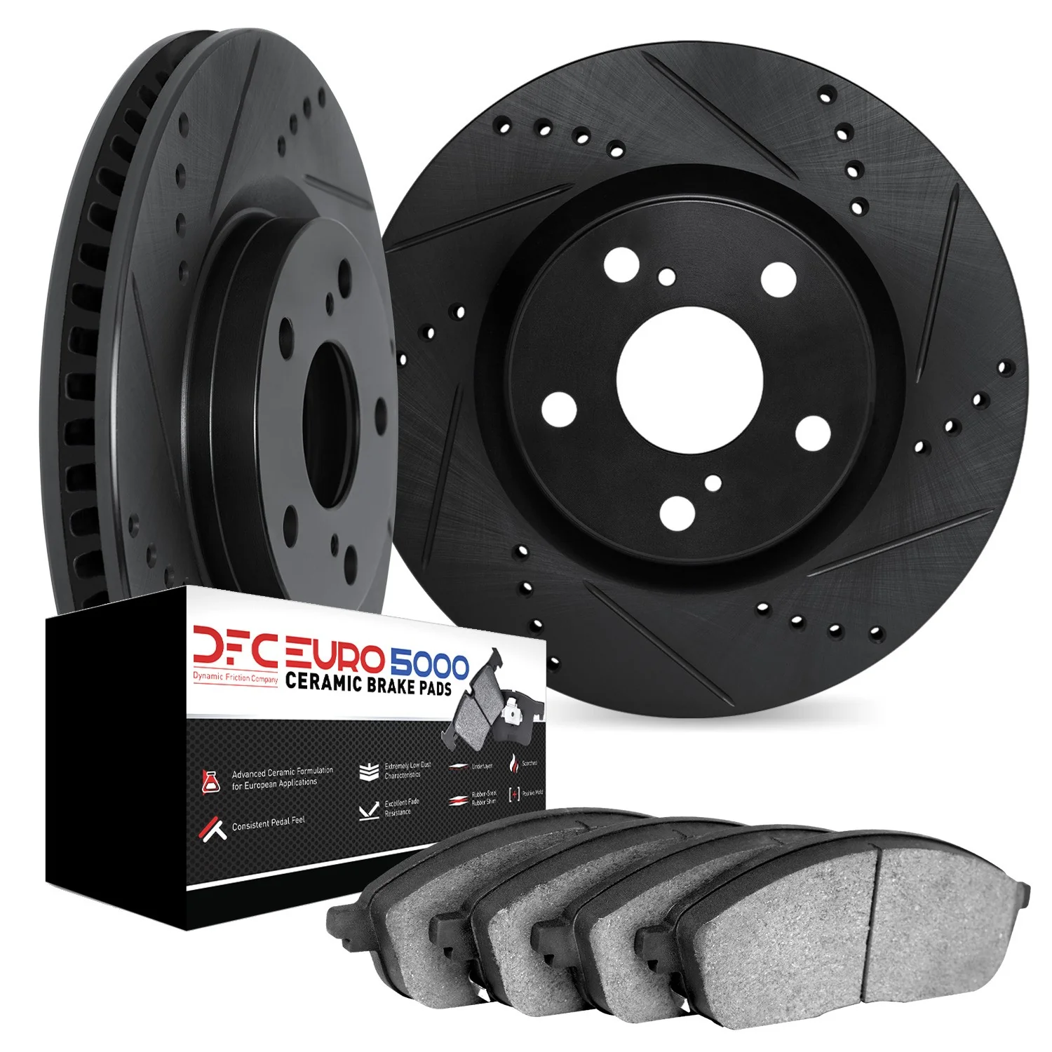 Dynamite Friction 8602-27044 Disc Brake Kit - Rear