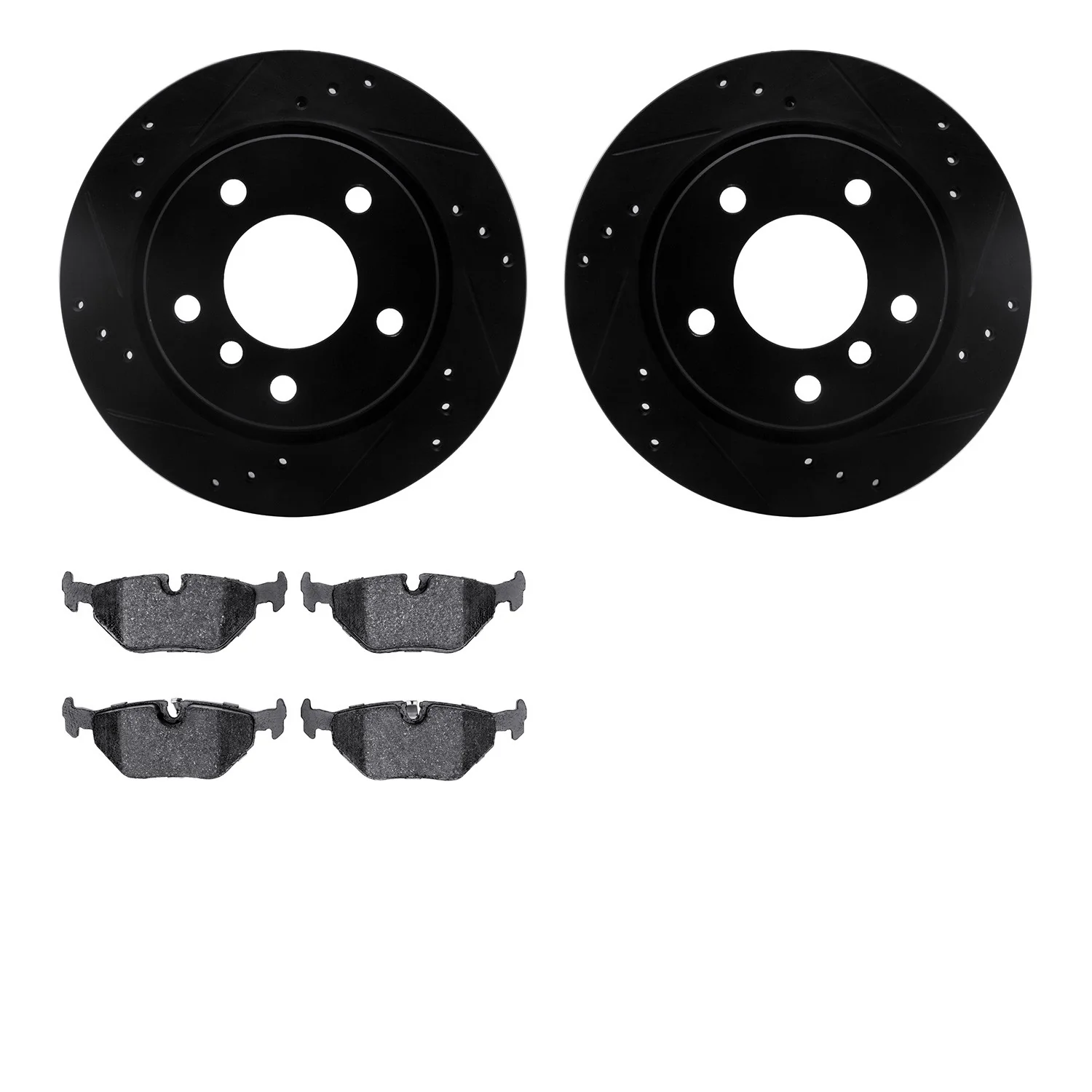 Dynamite Friction 8602-31038 Disc Brake Kit - Rear