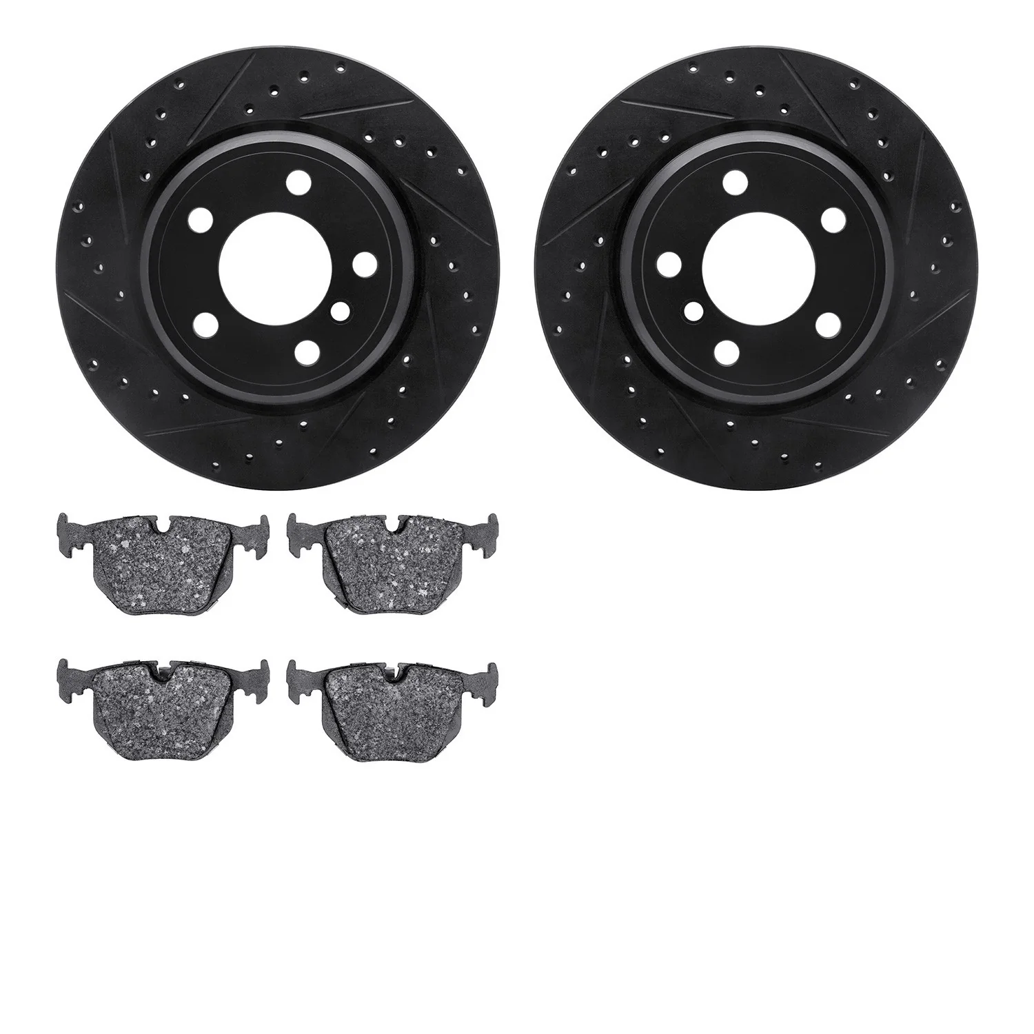 Dynamite Friction 8602-31106 Disc Brake Kit - Rear