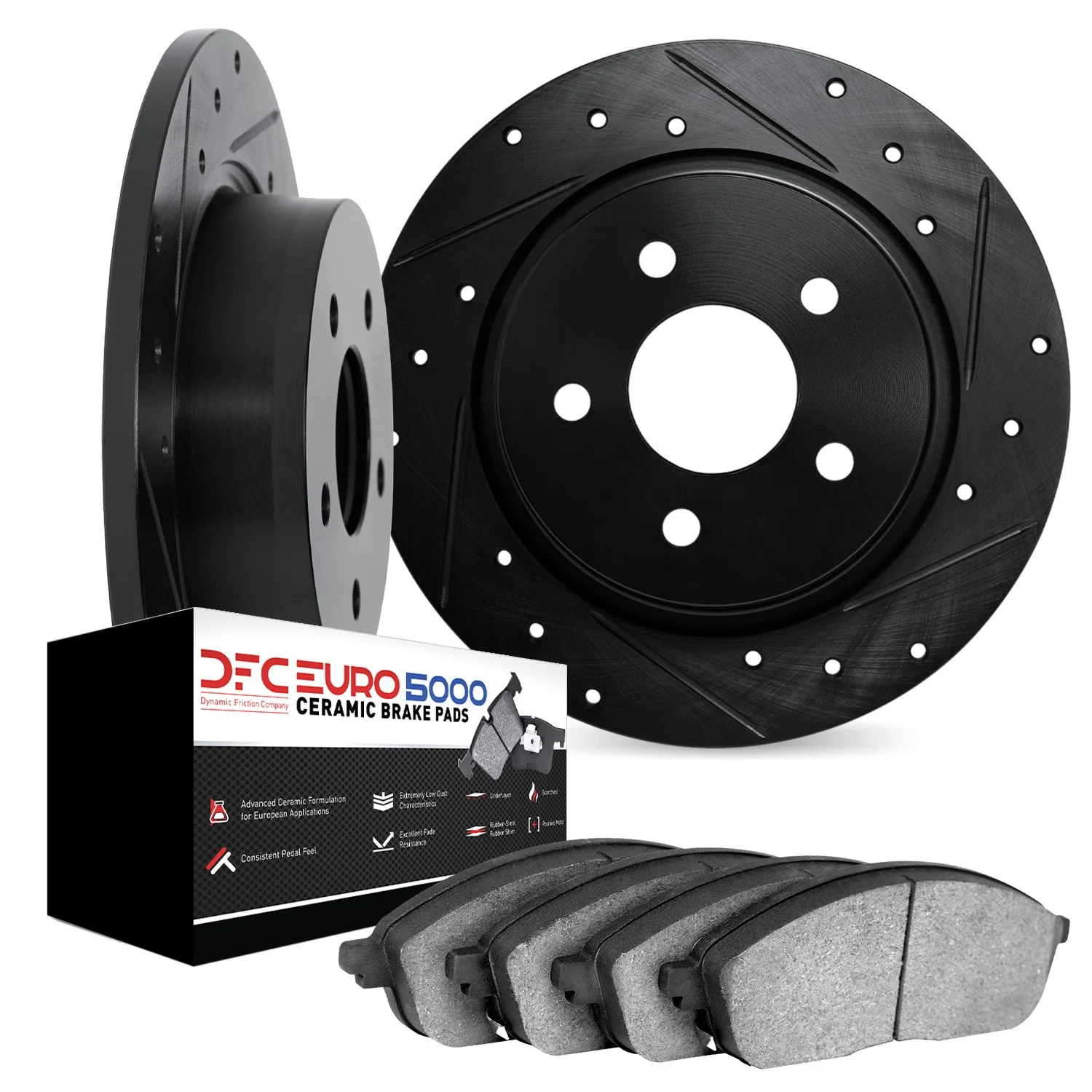 Dynamite Friction 8602-32013 Disc Brake Kit - Rear