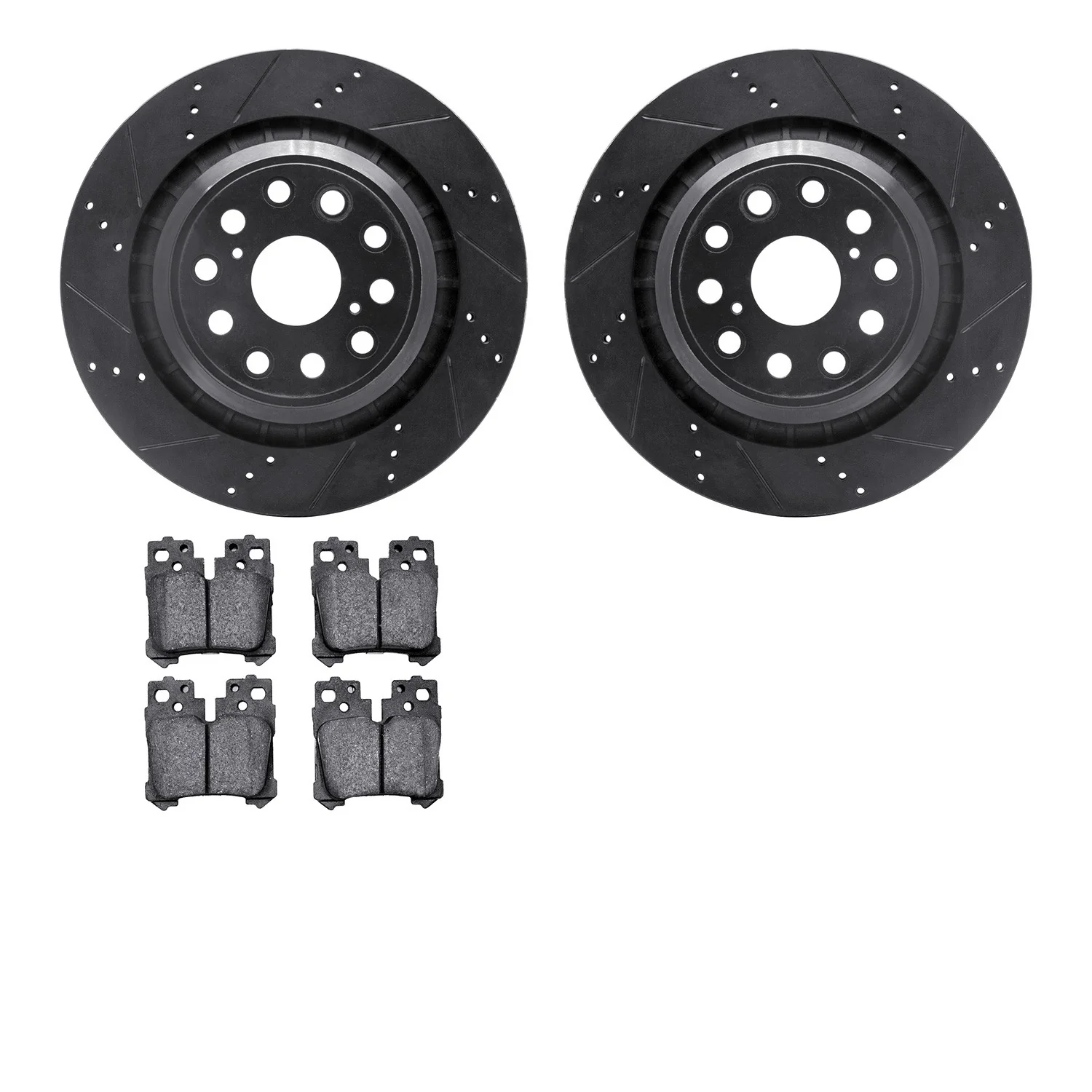 Dynamite Friction 8602-75004 Disc Brake Kit - Rear